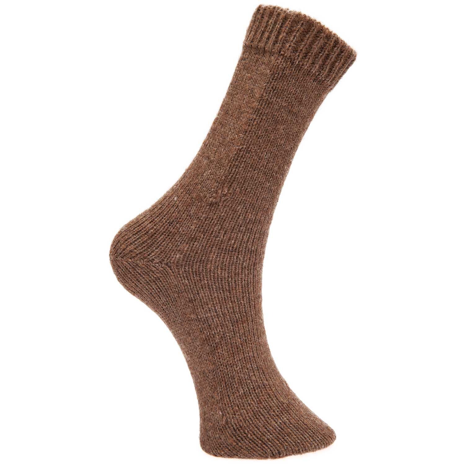 Superba Alpaca Luxury Socks aus weichem Material in Karamell, ideal für Komfort und Stil. Perfekt für kalte Tage.