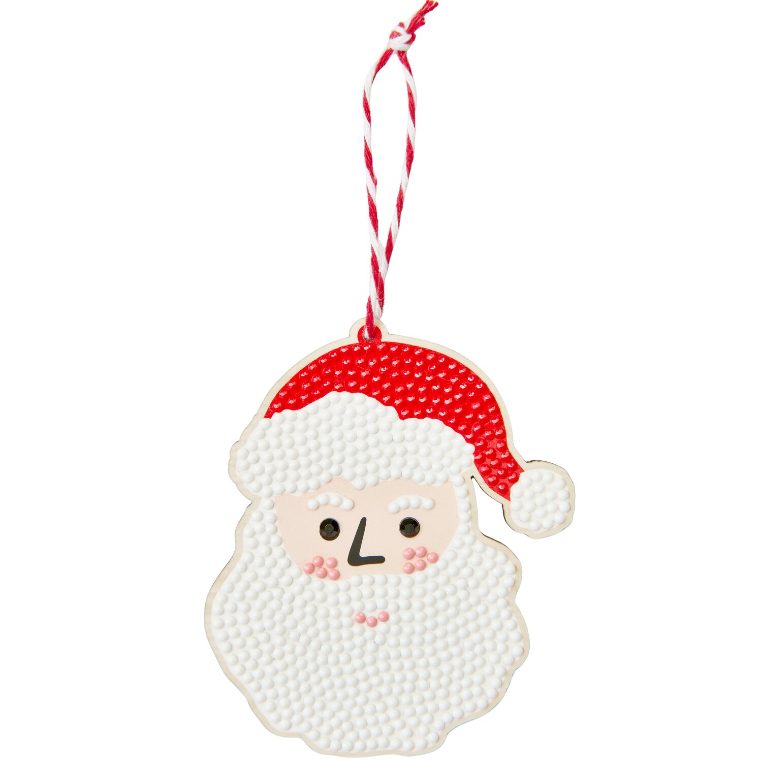 Diamond Painting DIY-Set Anhänger Weihnachtsmann 9-teilig von Rico Design
