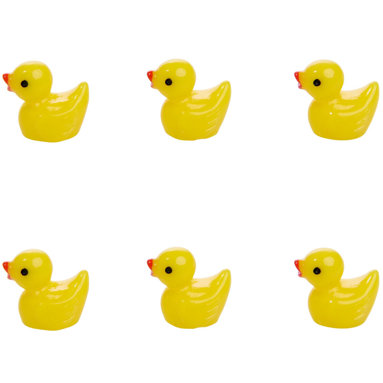 Miniatur Enten 6 Stück von Rico Design