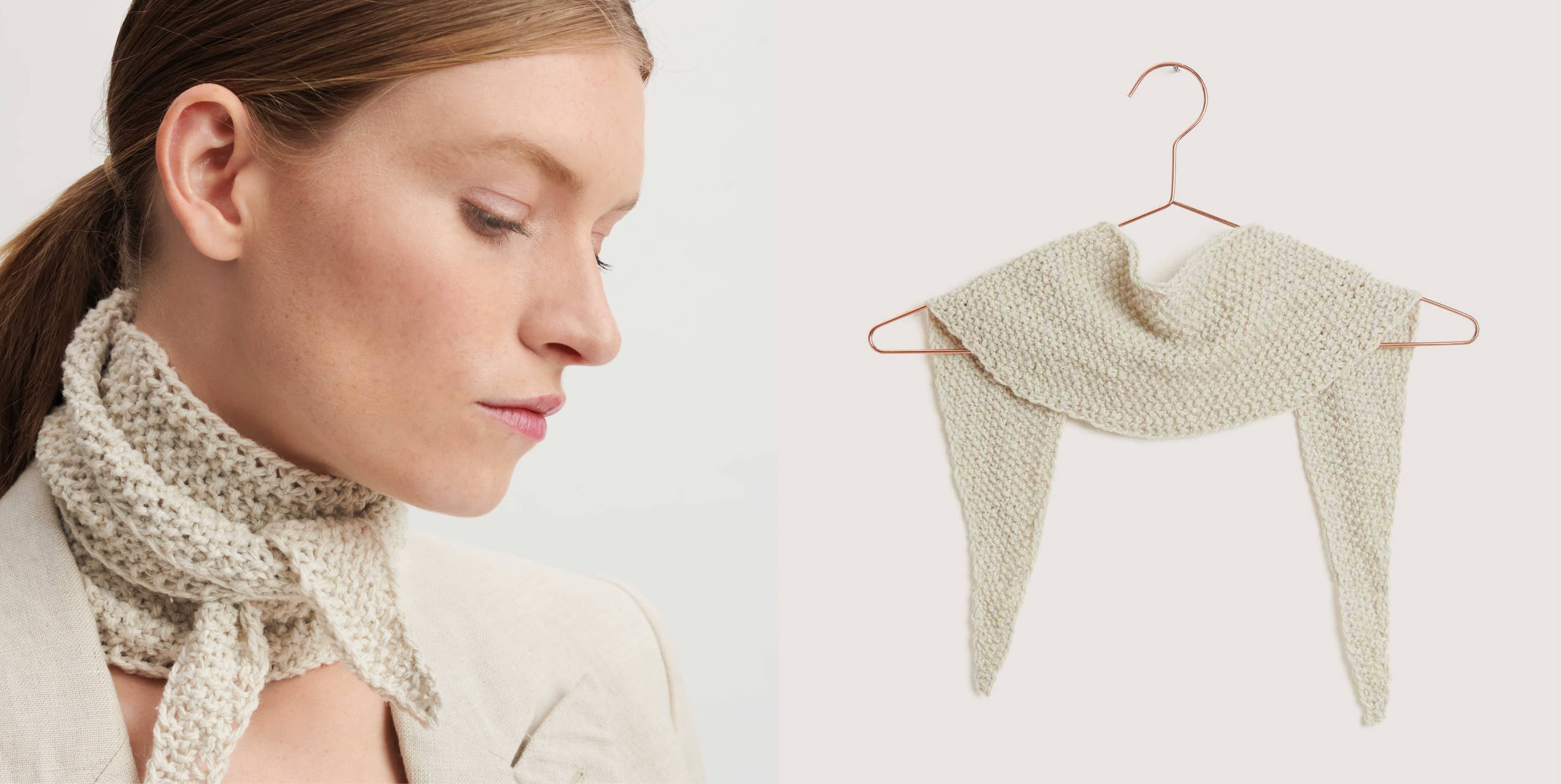 Strickset Tuch