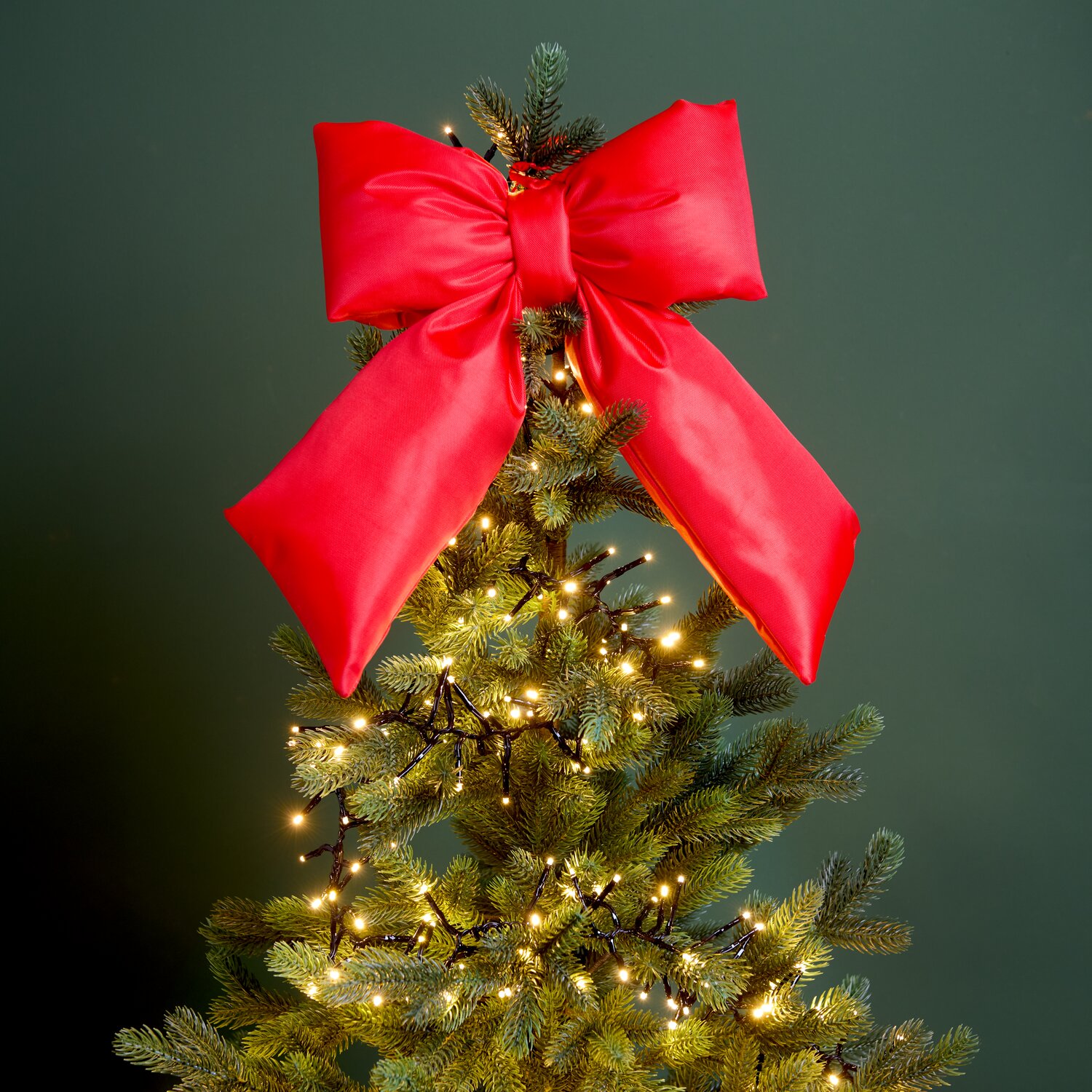 Weihnachtsschleife 28x36x6,5cm Farbe Rot von Rico Design