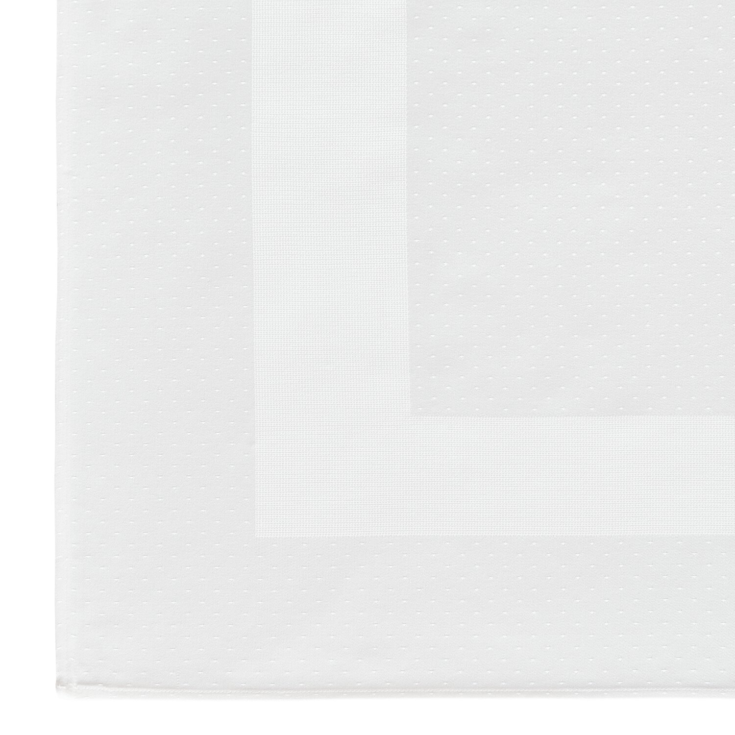 Tischdecke weiß mit Tupfen 90x90cm von Rico Design