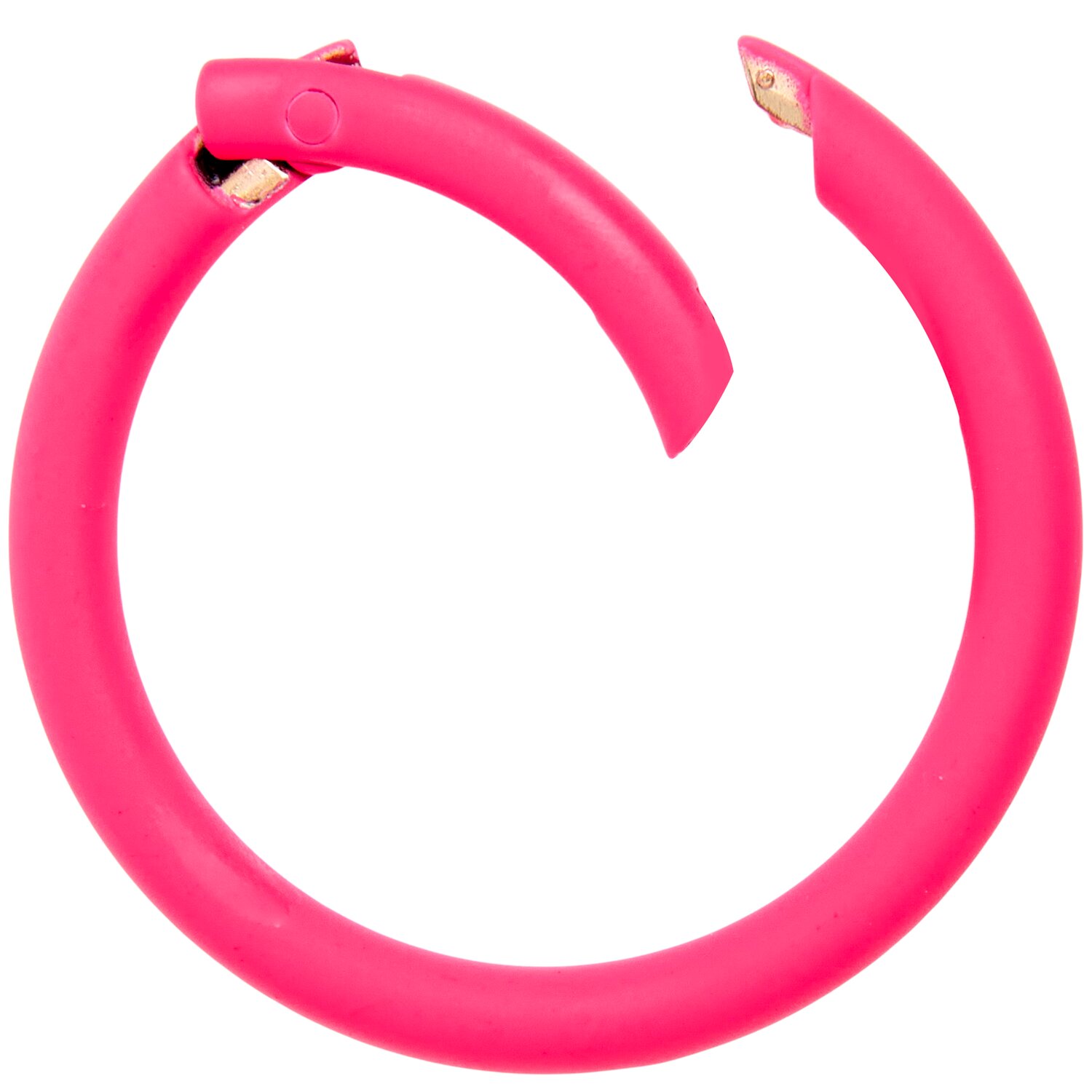 Karabiner-Ring Neon Pink Größe Ø4,8cm von Rico Design