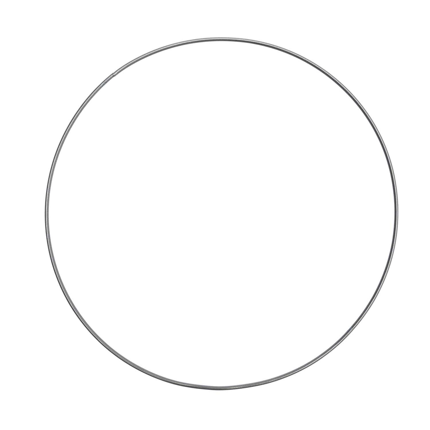 METALLRING ANTHRAZIT 25CM, eleganter Ring von Rico Design, ideal für kreative Dekorationen.