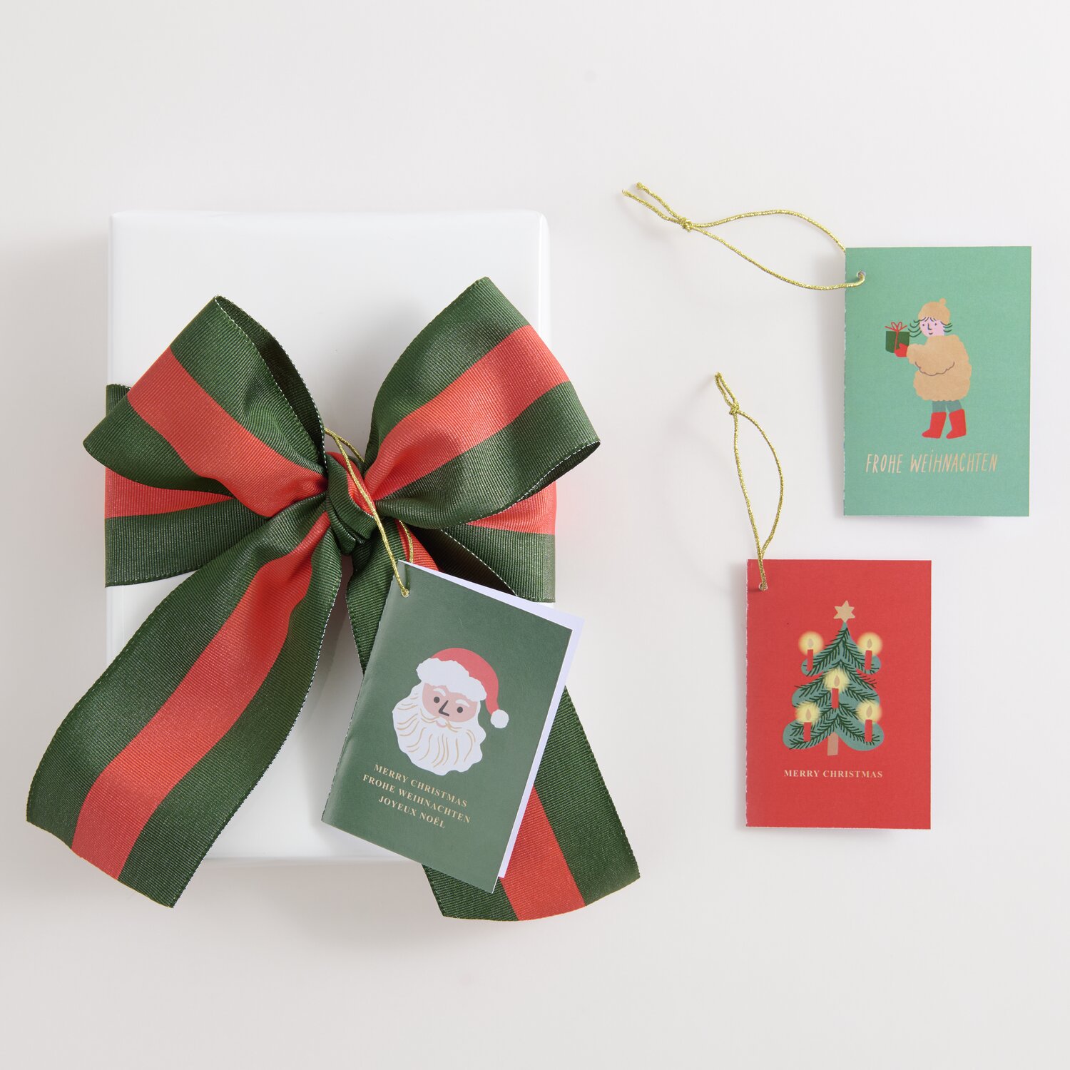 Paper Poetry Kärtchenanhänger Weihnachtsmarkt 6-teilig von Rico Design