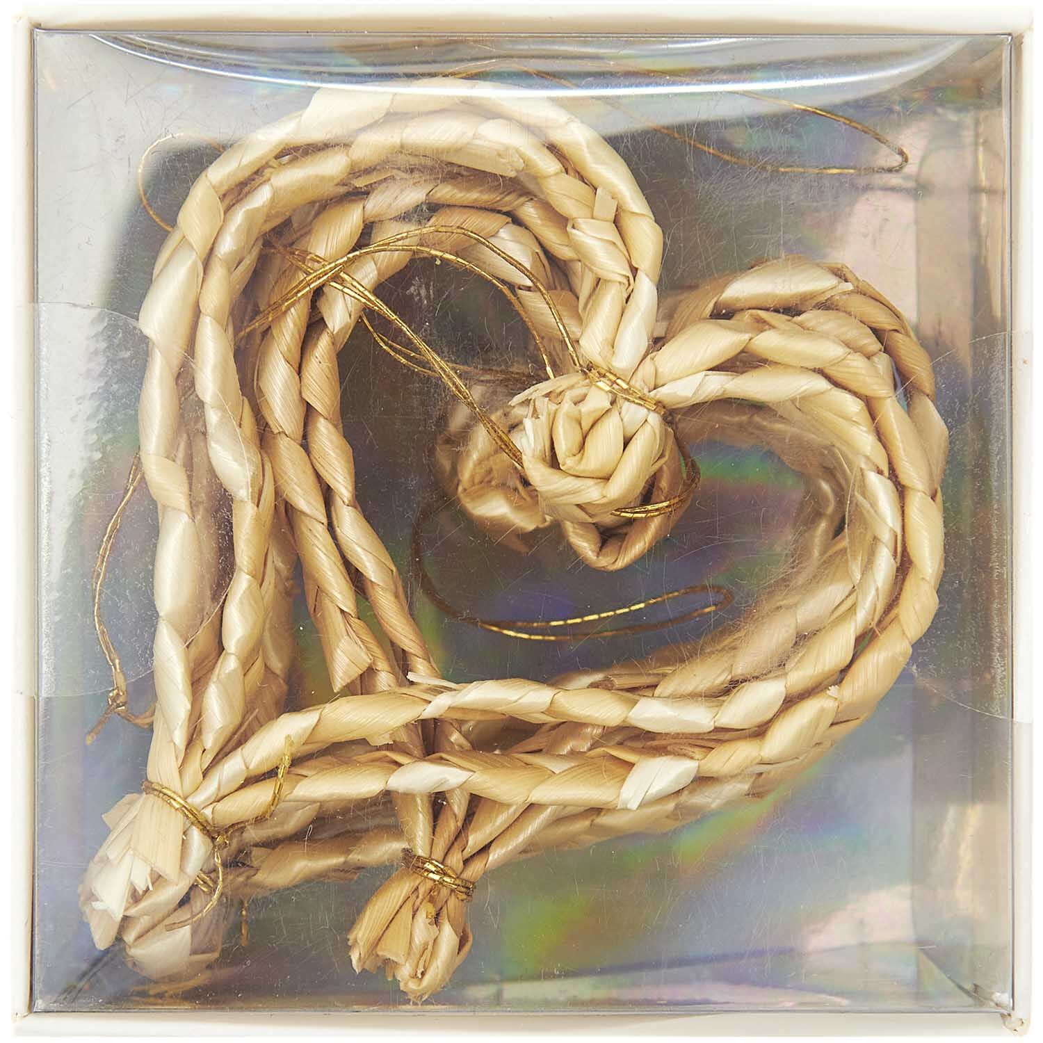 Strohherzen-Set 6,5x5cm Strohherzen-Set 6,5x5cm