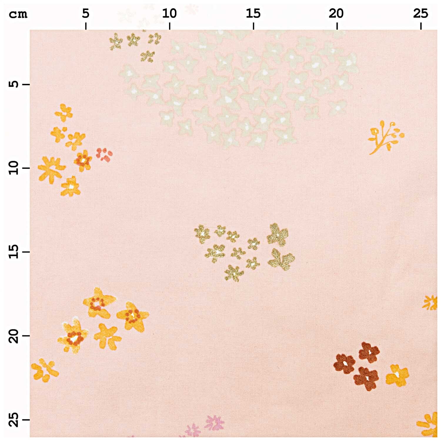 Druckstoff Crafted Nature Blumen rosa-metallic 140cm beschichtet Druckstoff Crafted Nature Blumen rosa-metallic 140cm beschichtet