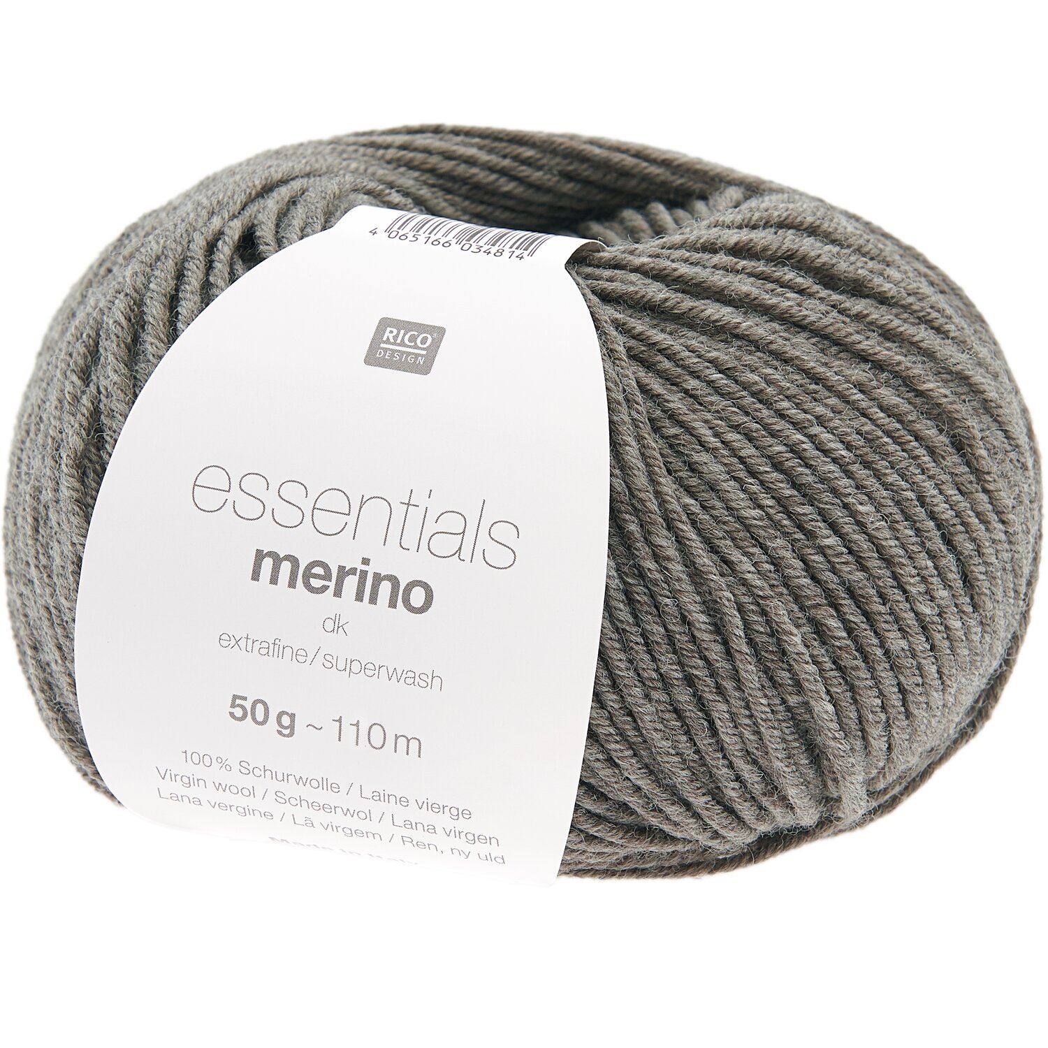 Essentials Merino dk 50g 110m Farbe Braun Melange von Rico Design