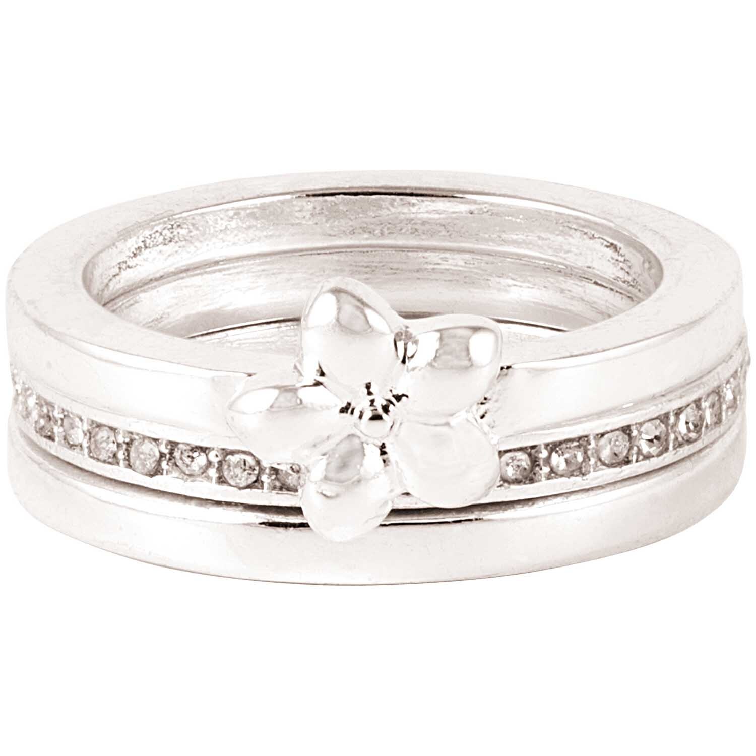 Ring mit Blume 16mm von Rico Design