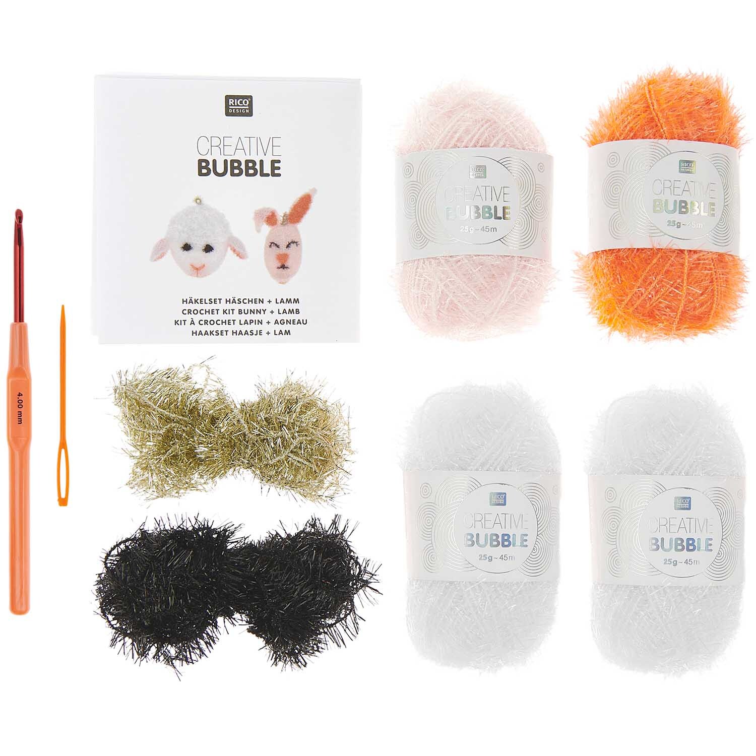 Häkelset Creative Bubble Häschen + Lamm Häkelset Creative Bubble Häschen + Lamm