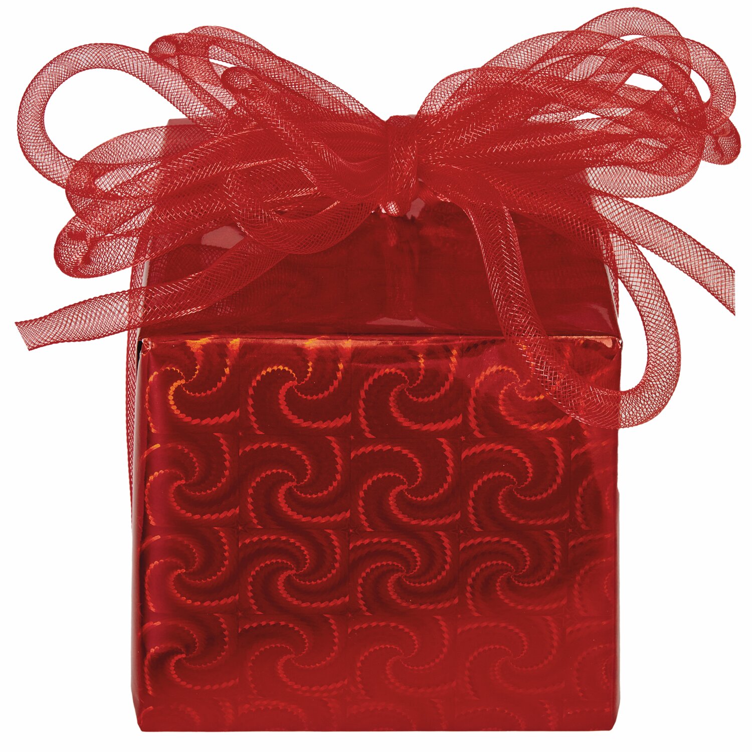 Paper Poetry Geschenkpapier holographisch mit Sternen 200x70cm 80g/m² Farbe Rot von Rico Design Paper Poetry Geschenkpapier holographisch mit Sternen 200x70cm, rot, mit dekorativem Muster und Schleife, ideal für festliche Anlässe.