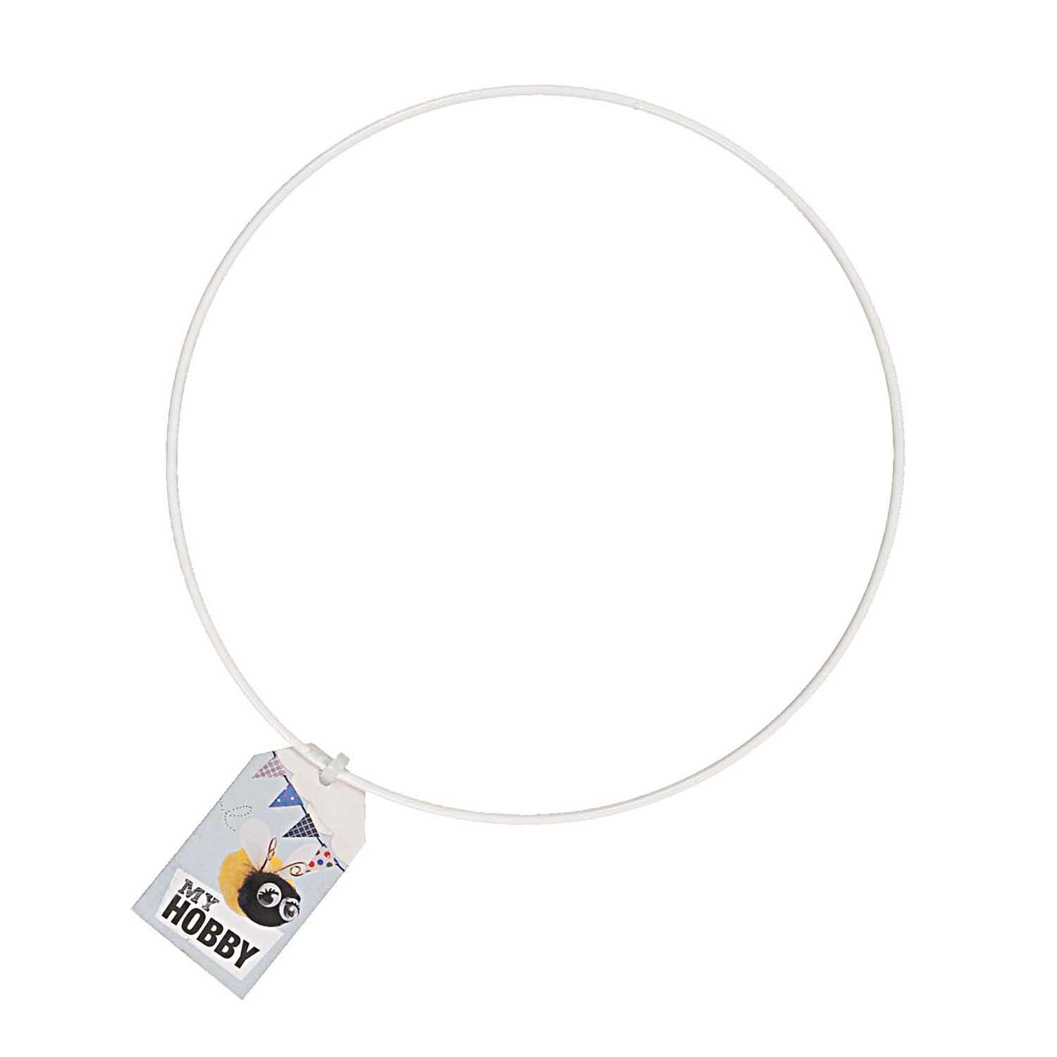 Metallring Offwhite glänzend Größe 10 cm von Rico Design Metallring Offwhite glänzend: Ein runder, glänzender Ring von Rico Design, ideal für kreative Projekte.