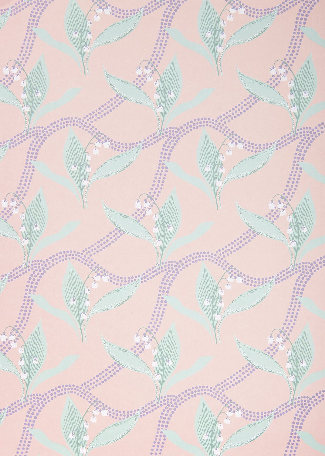 Paper Poetry Motivpapierblock The Sky is the Limit, florales Muster auf rosa Hintergrund.