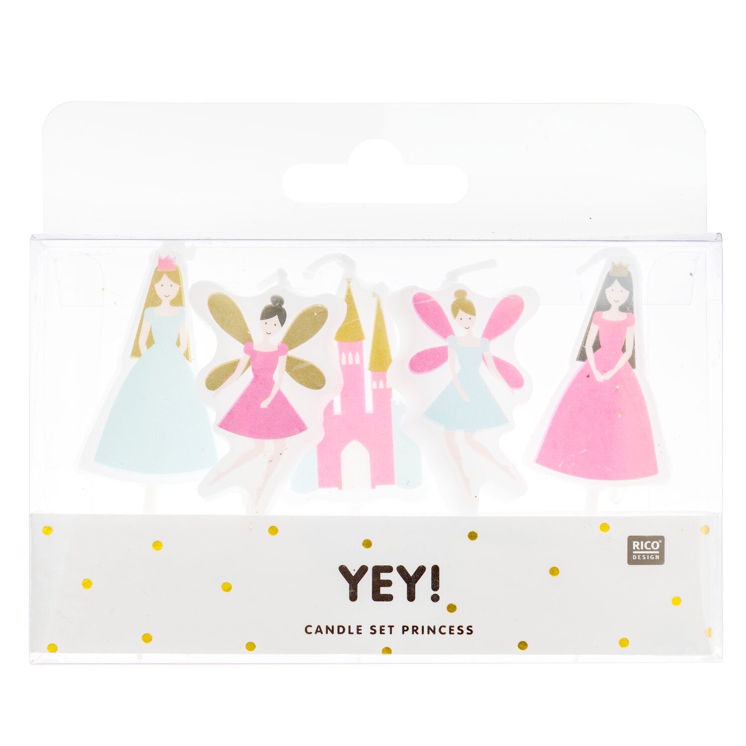 Kerzen Prinzessin 5 Stück von Rico Design