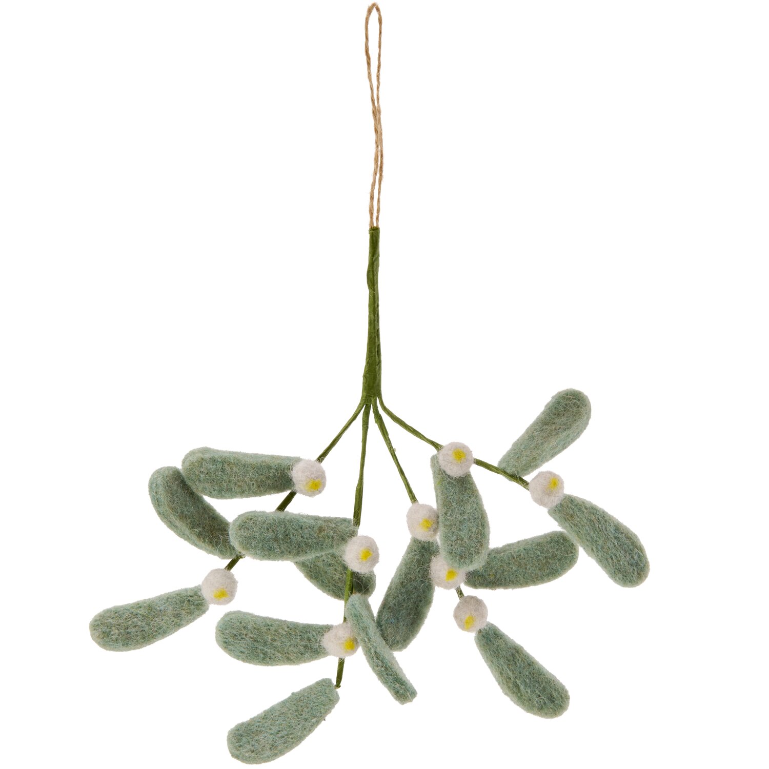 Filzhänger Mistelzweig Salbeigrün 20x19,5x1cm von Rico Design