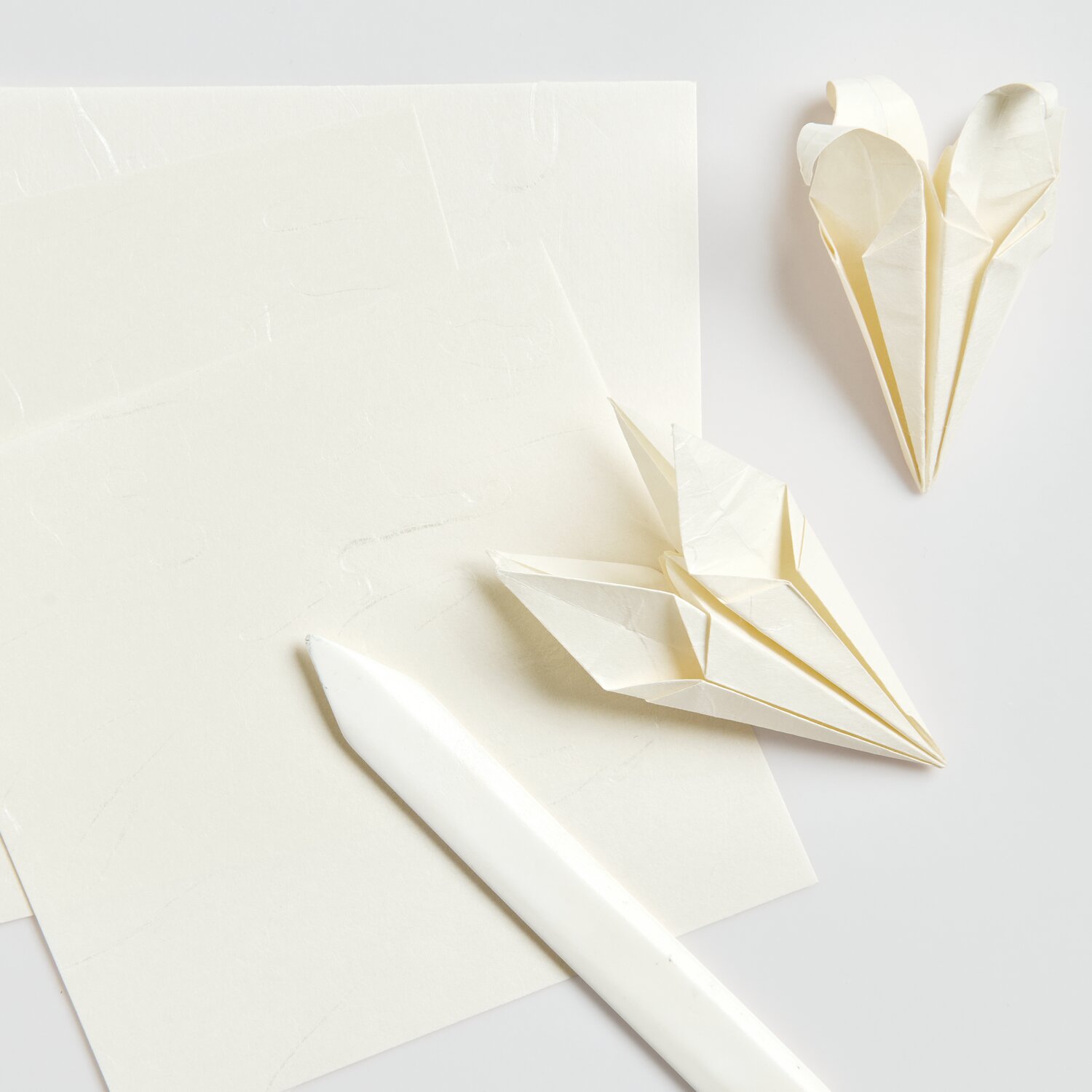 Paper Poetry Japanese Origami Weiß 30 Blatt 15x15cm von Rico Design