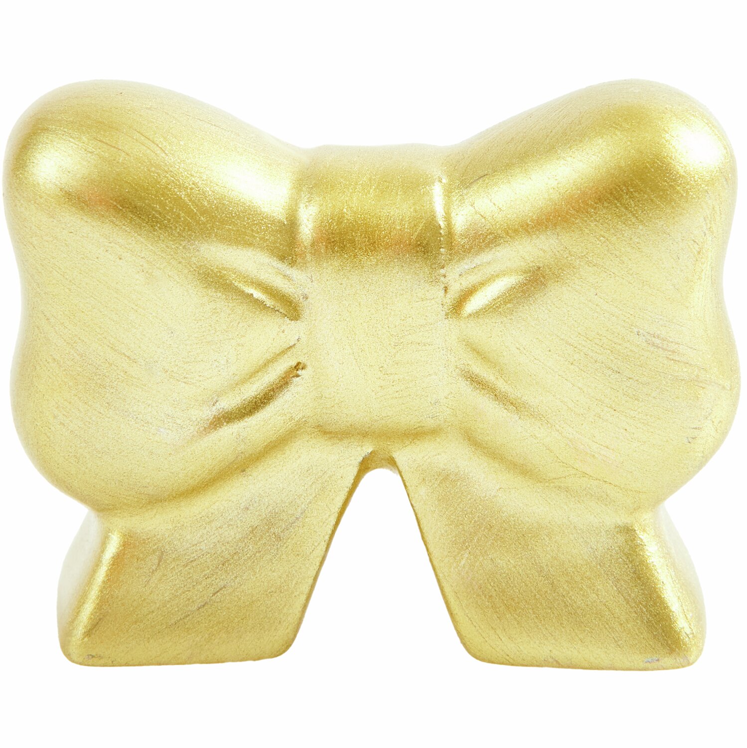 Porzellan Schleife 3,2x4,1x1,6cm Farbe Gold von Rico Design Porzellan Schleife 3,2x4,1x1,6cm Farbe Gold von Rico Design