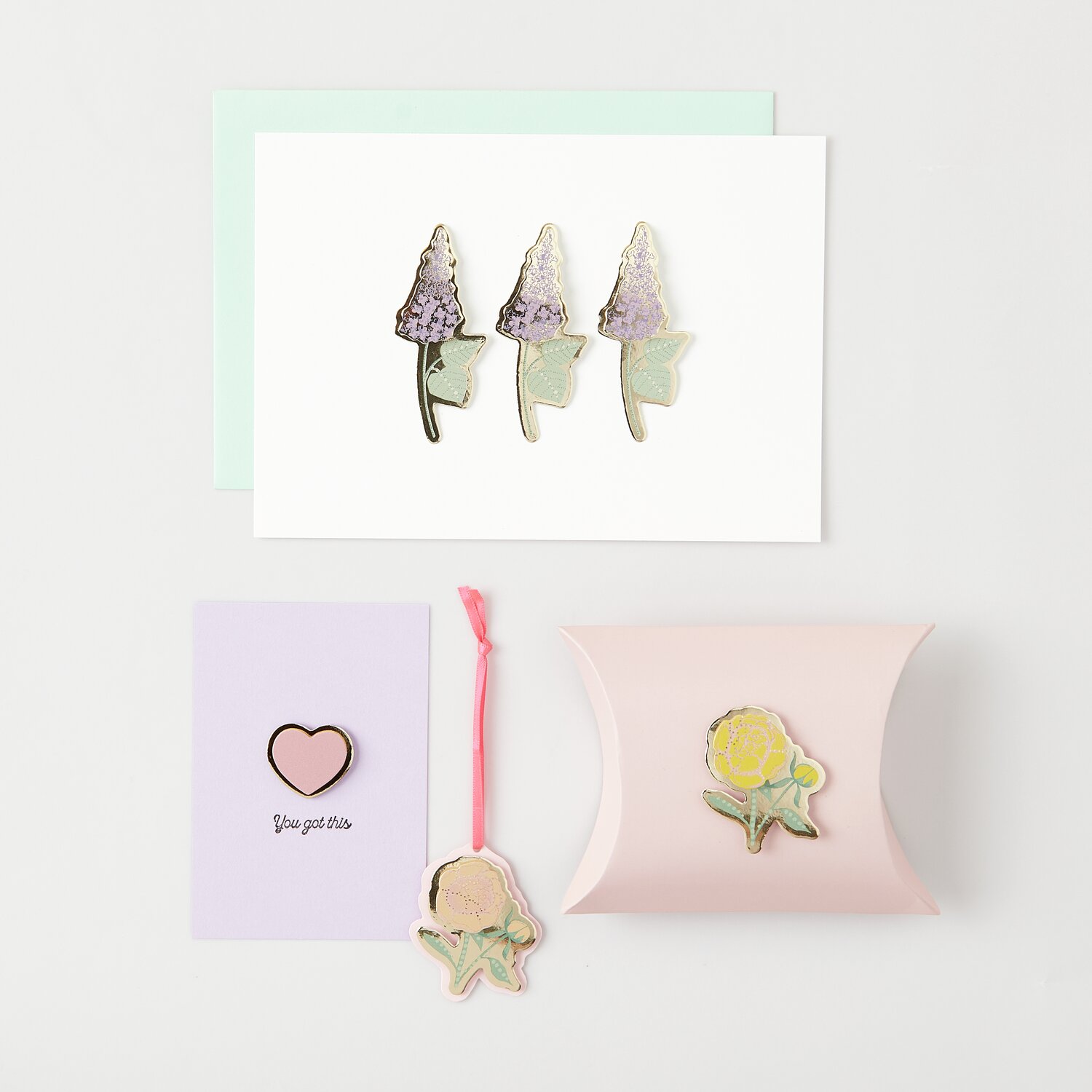 Paper Poetry 3D-Sticker Flieder 7-teilig von Rico Design