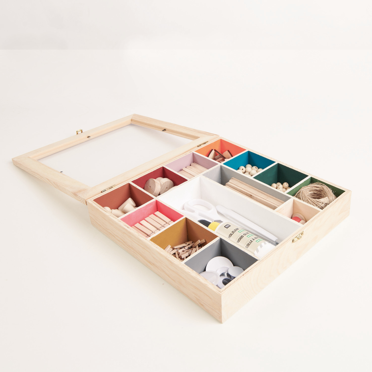Sortierbox aus Holz Sortierbox aus Holz