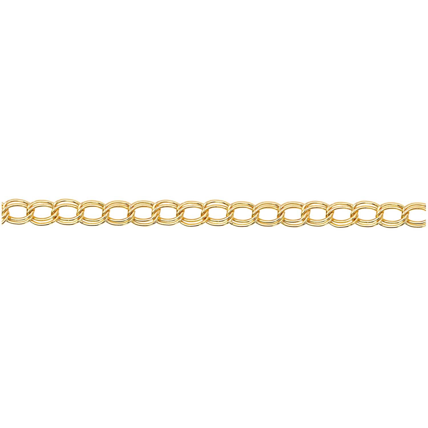 Gliederkette gold 23-24mm 1m
