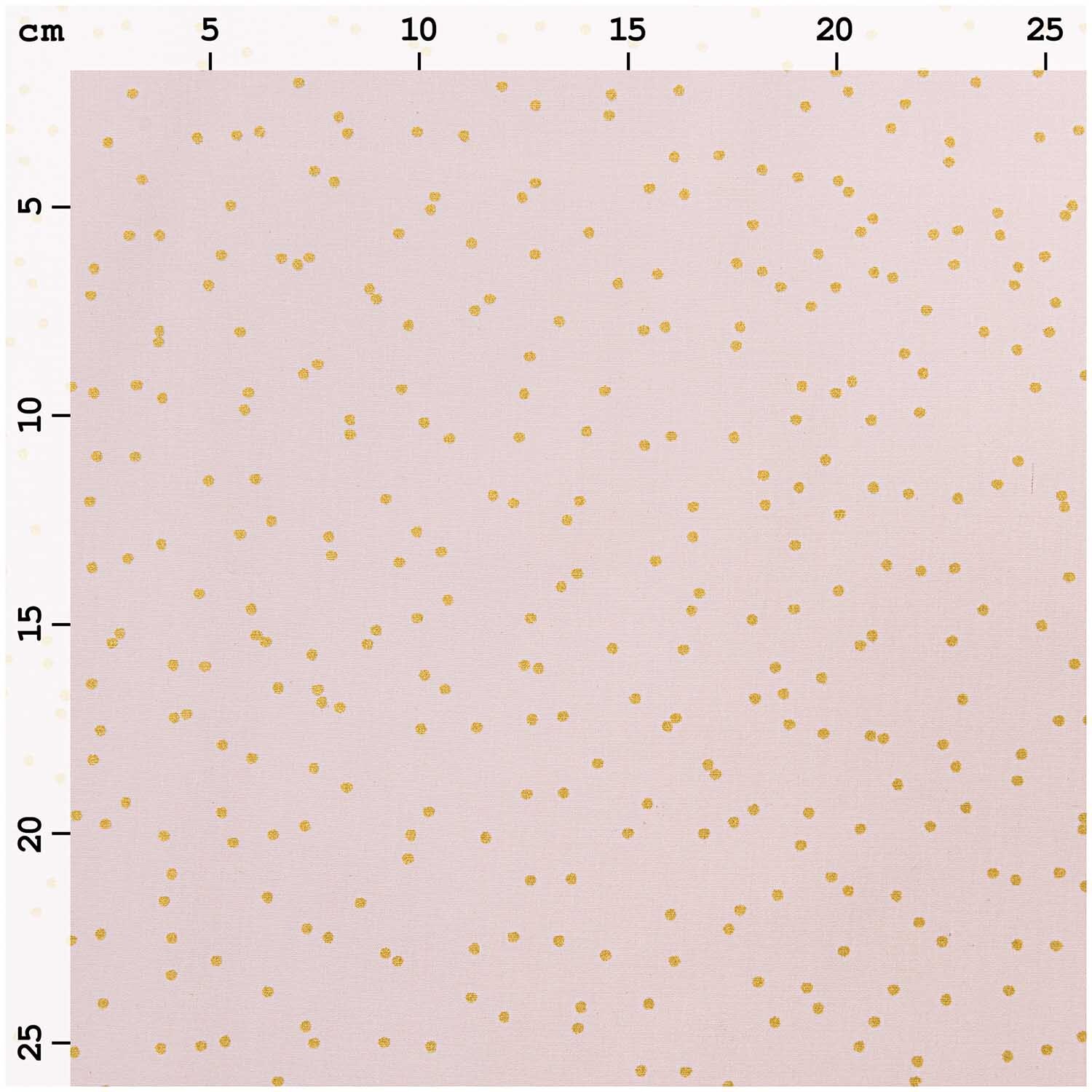 Stoff Punkte rosa-gold 50x140cm Stoff Punkte rosa-gold 50x140cm