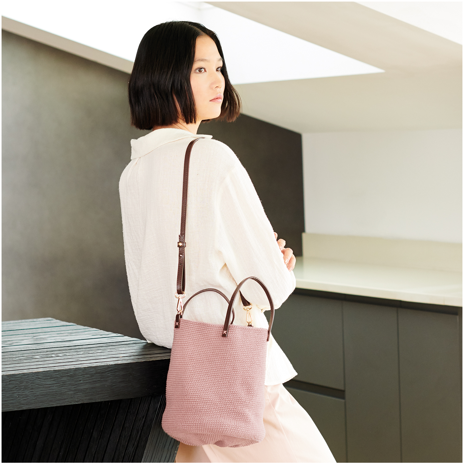 Häkelset Tasche Modell 08a aus Lovewool Nr. 18 
