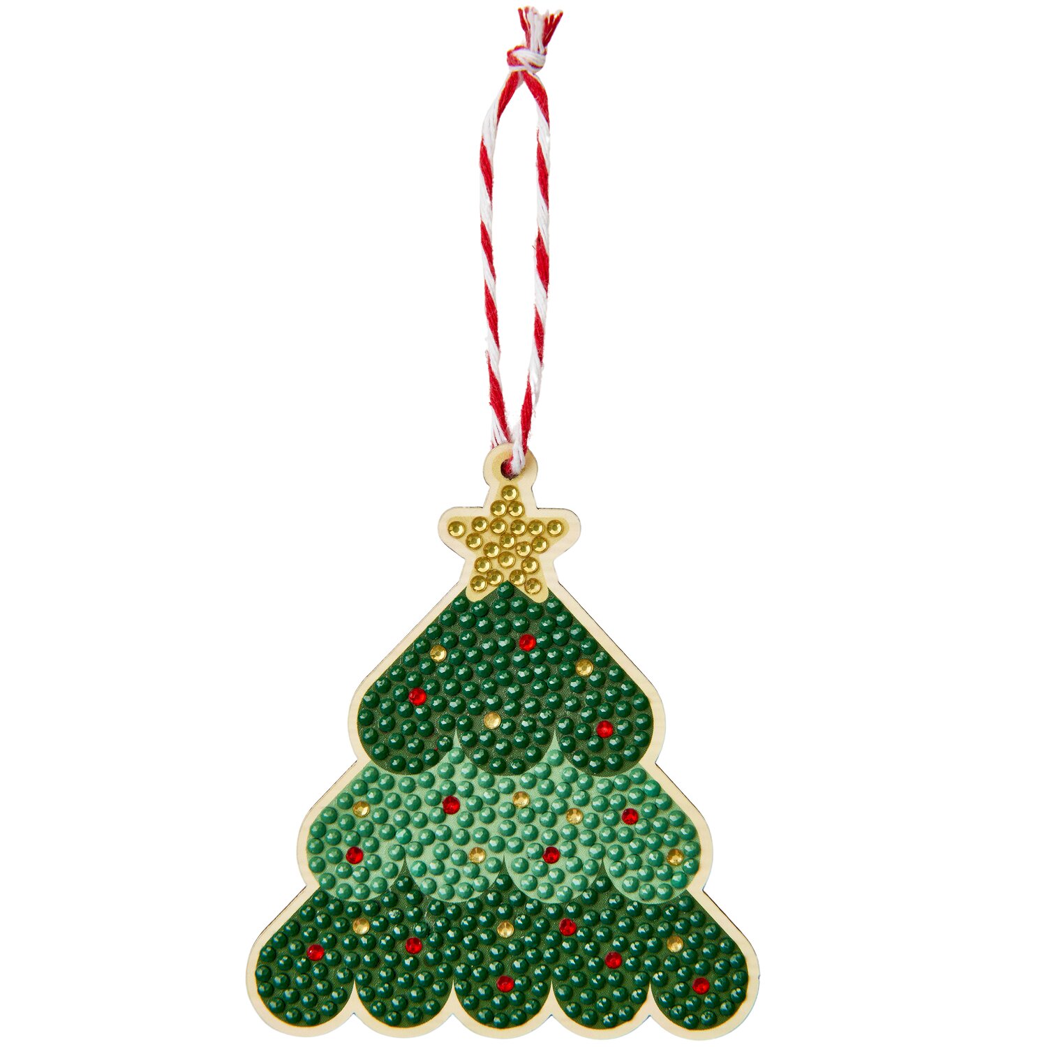 Diamond Painting DIY-Set Anhänger Weihnachtsbaum 9-teilig von Rico Design