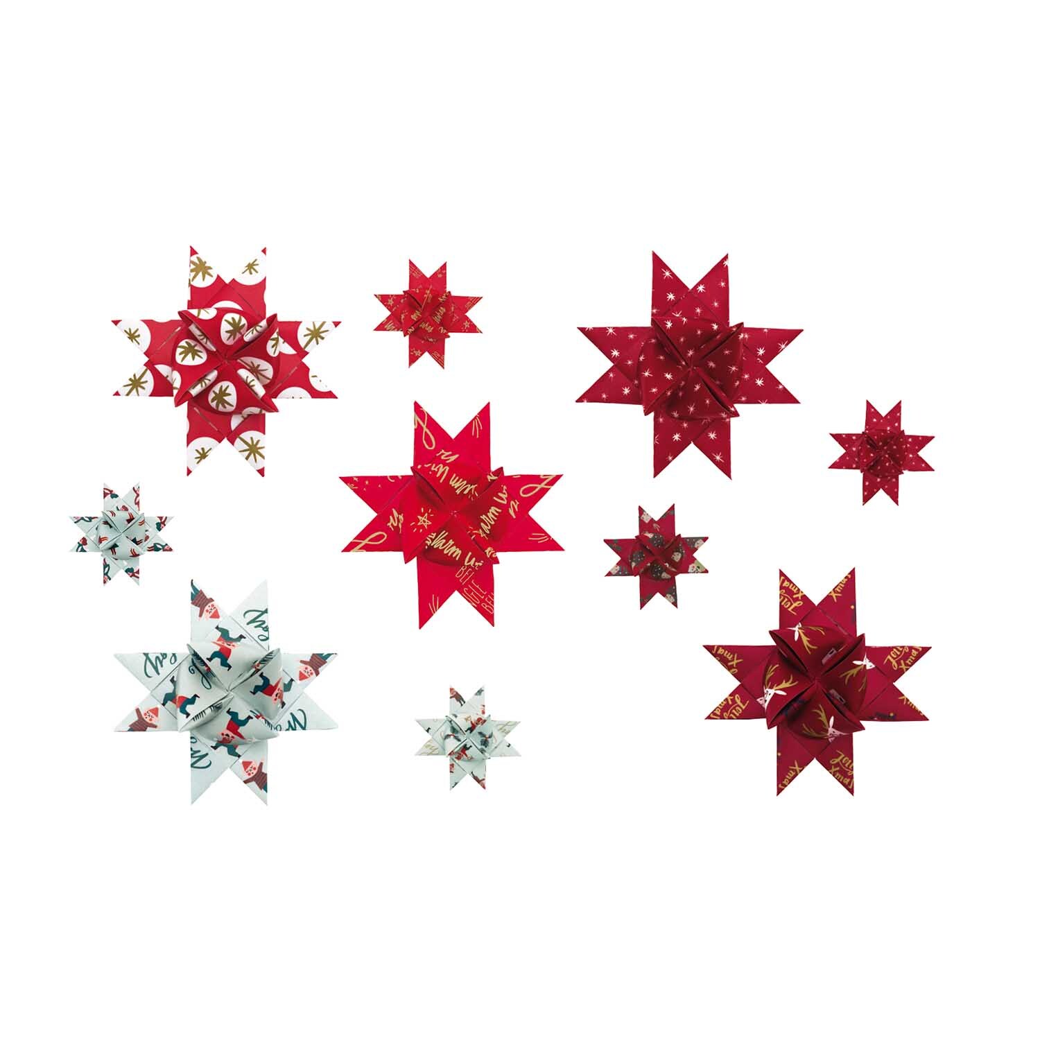 Paper Poetry Fröbelstreifen Jolly Christmas Classic 40 Stück von Rico Design