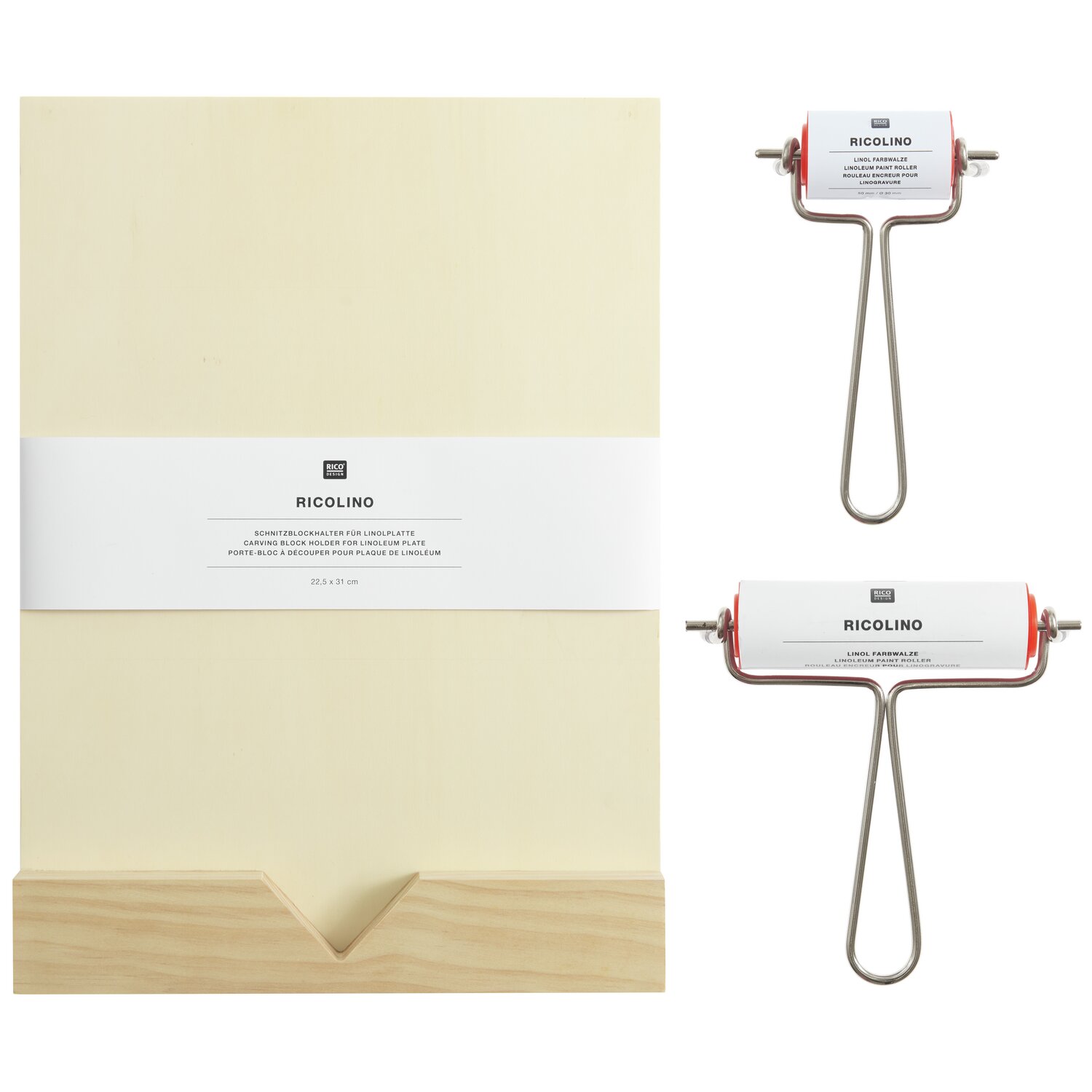 Schnitzblockhalter 22,5x31x3,9cm von Rico Design