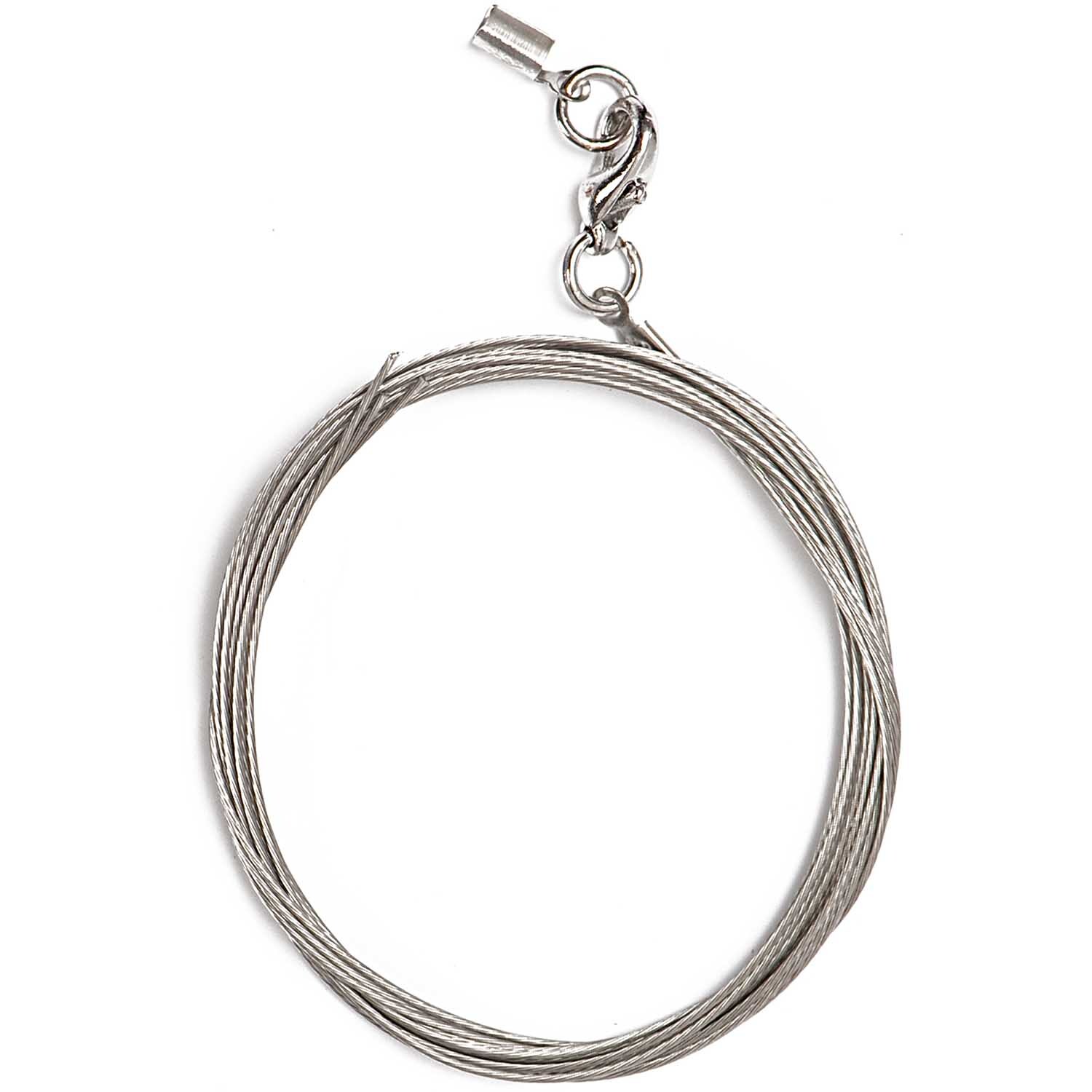 Edelstahlcollier silber 3reihig