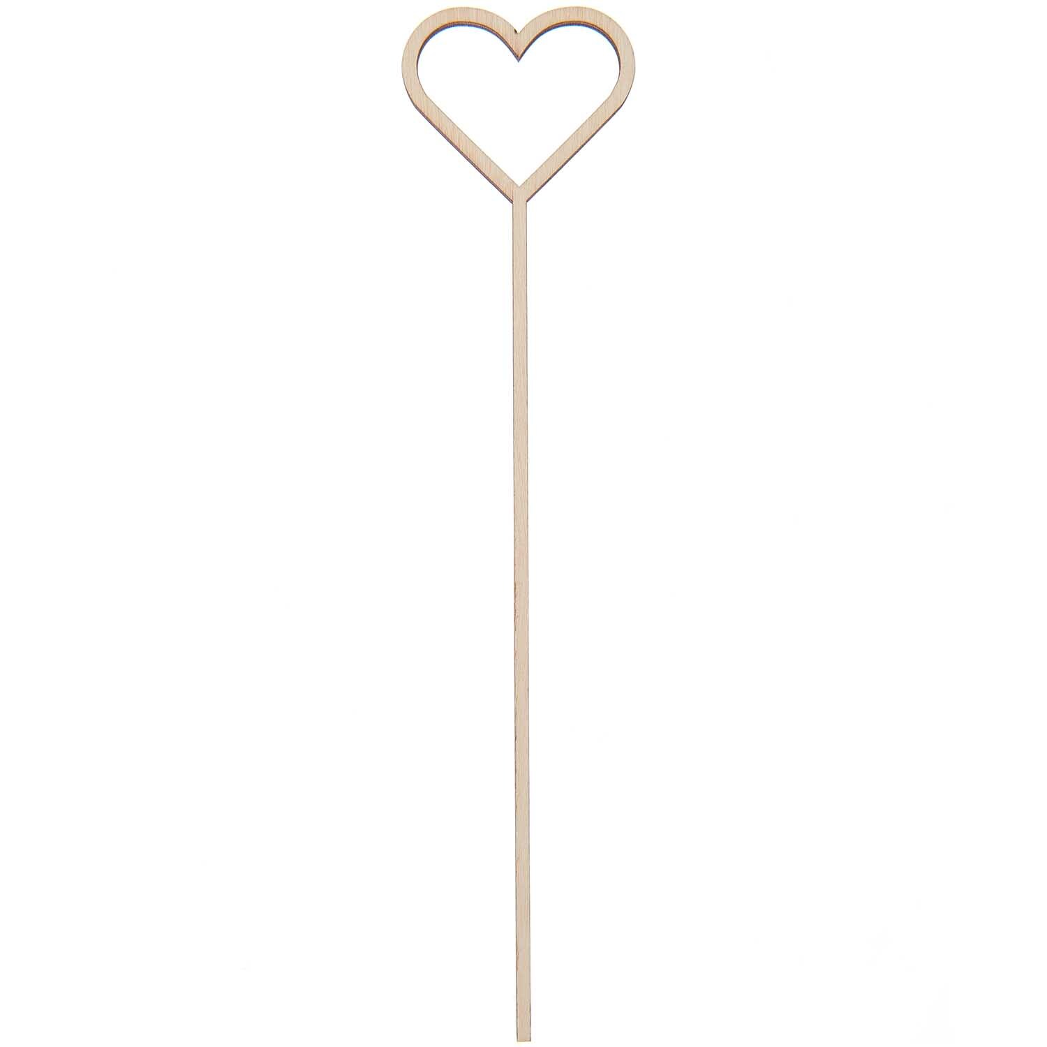 Holzpicker Herz 26x5cm Holzpicker Herz 26x5cm