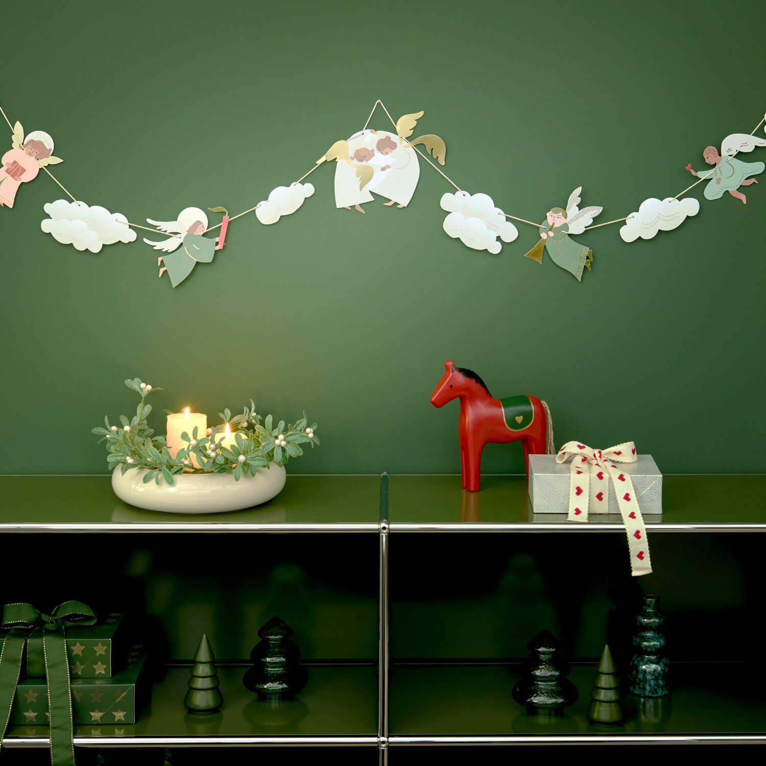 Girlande Advent Engel 3m von Rico Design