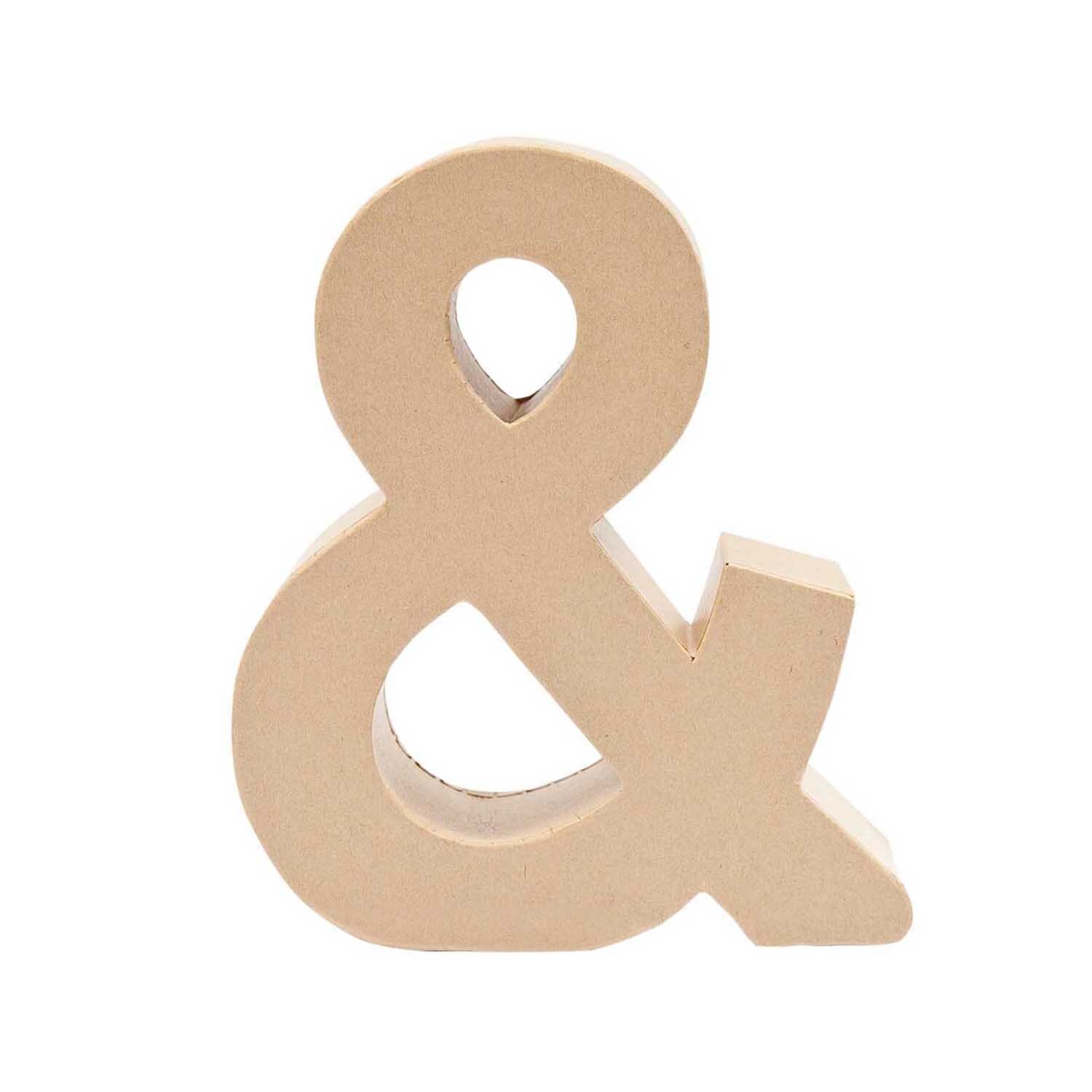 Pappbuchstabe & Pappbuchstabe &