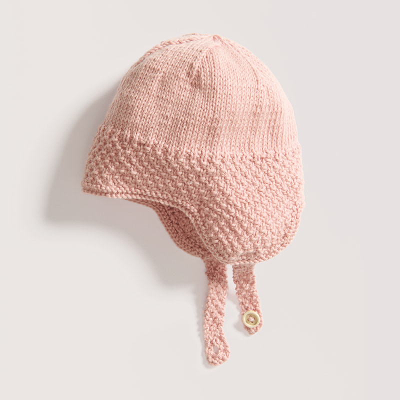 Gestrickte Mütze: Modell 03 aus dem Heft Rico Baby 043