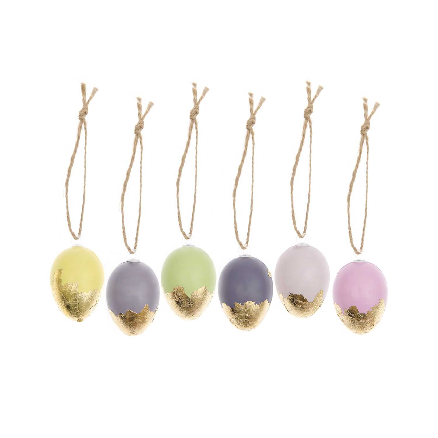 Deko-Eier Set Gold Mix