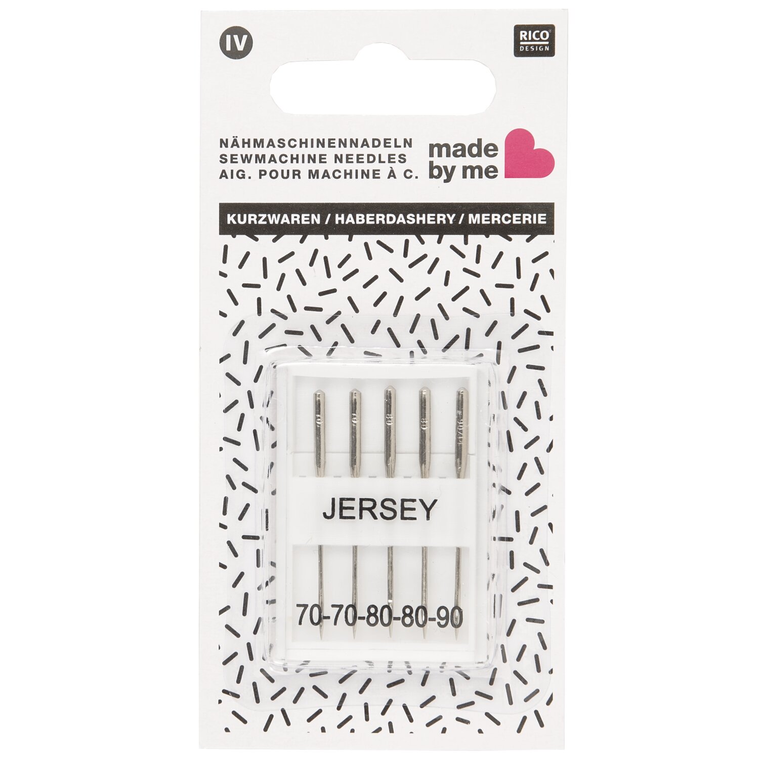 Nähmaschinennadeln Jersey 5 Stück von Rico Design
