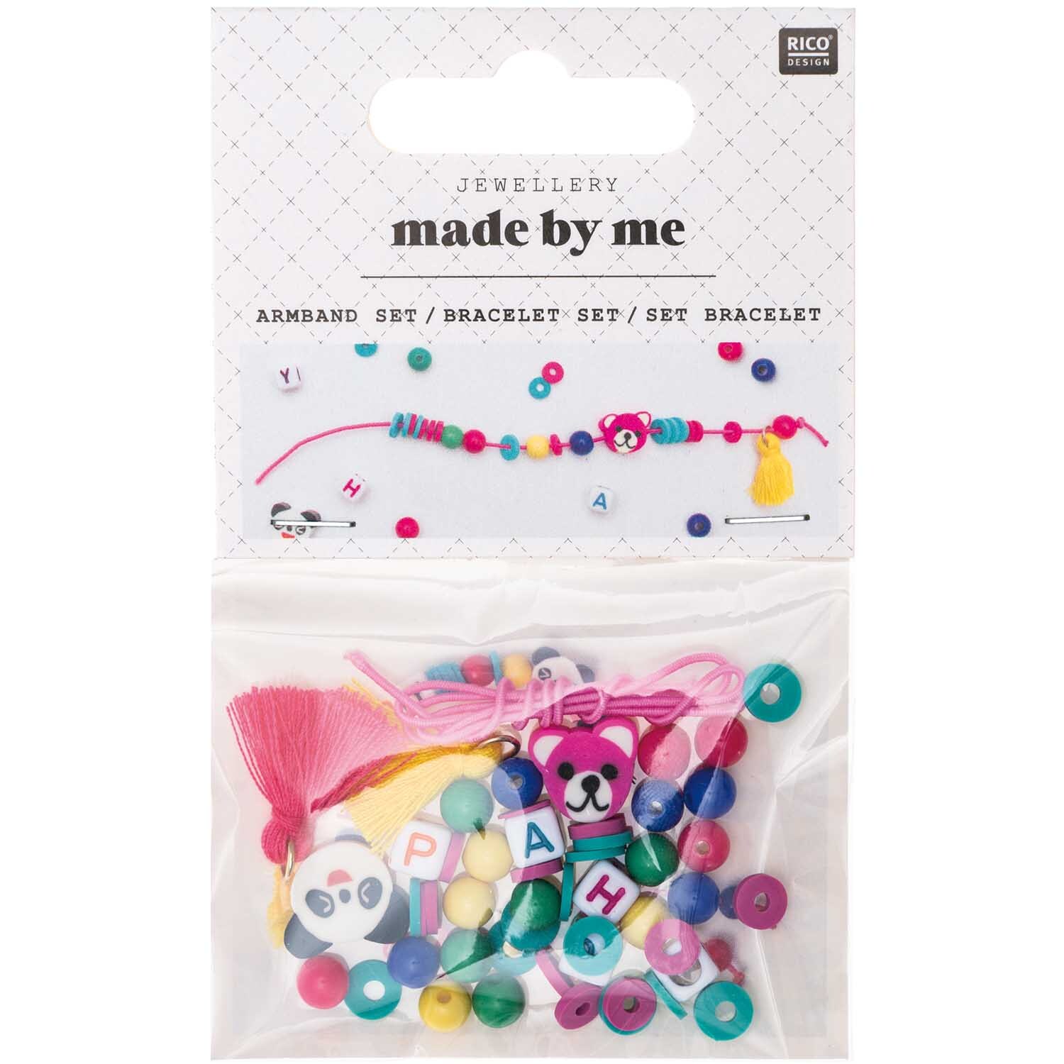 Mini Perlen Armband Set Happy Mini Perlen Armband Set Happy