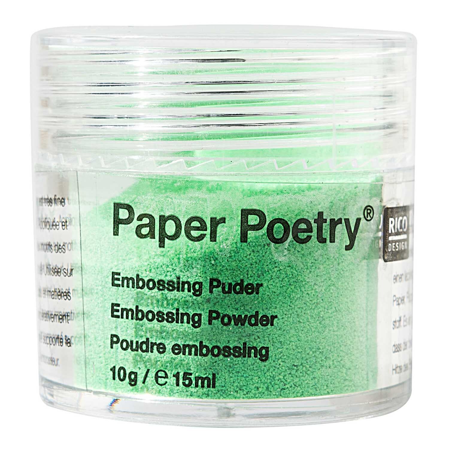 Paper Poetry Embossingpuder neongrün 10g Paper Poetry Embossingpuder neongrün 10g