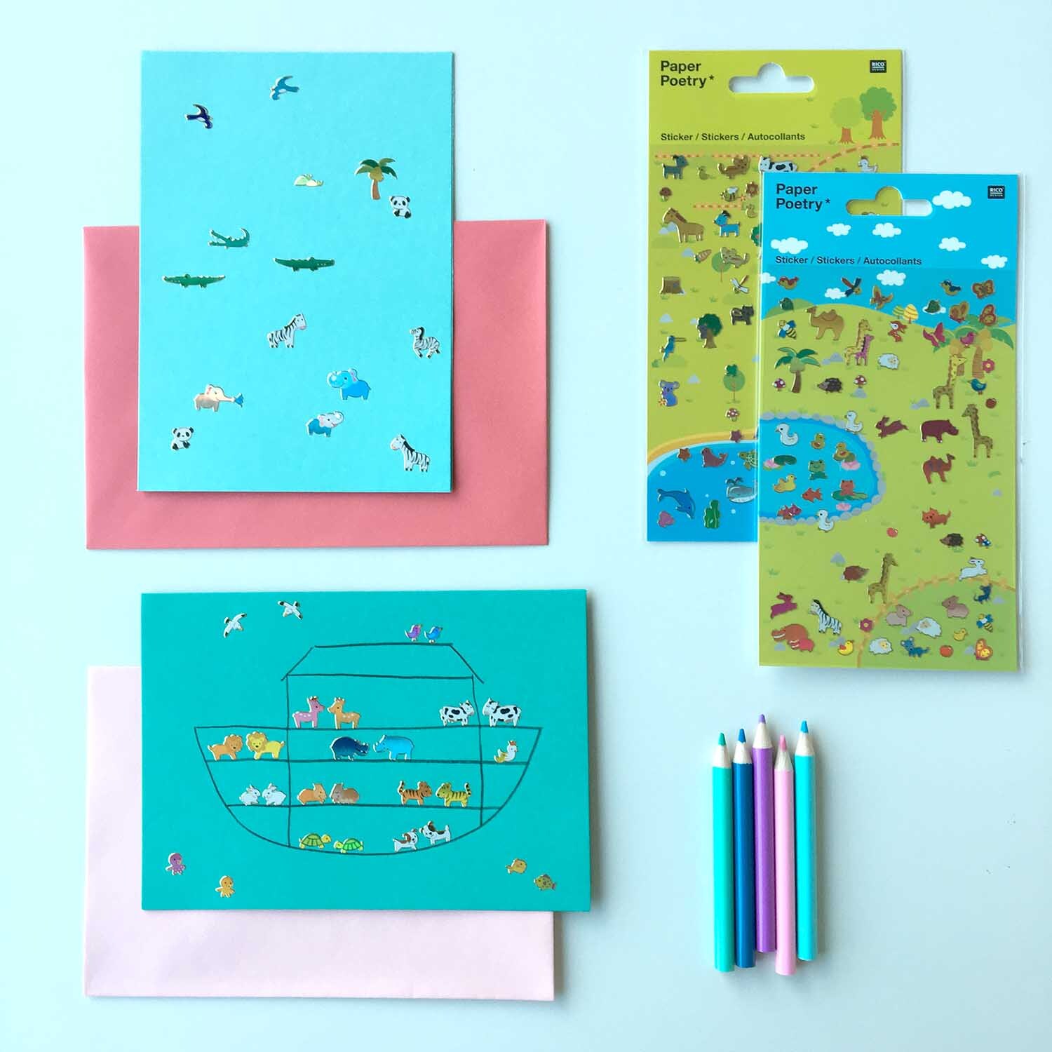 DIY Set Kartengestaltung Kinder von Rico Design DIY Set Kartengestaltung Kinder von Rico Design