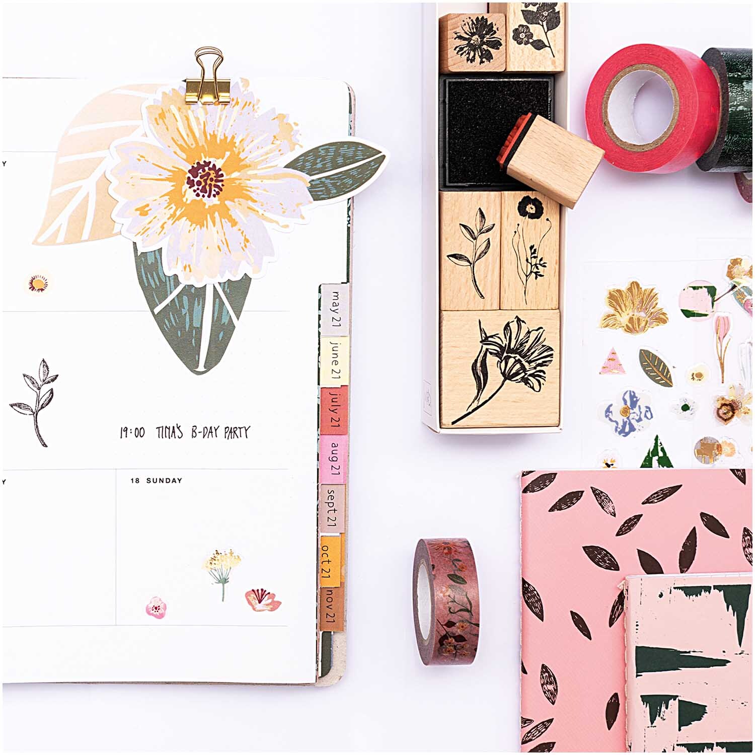 Paper Poetry Notizbücher rosa-grau A6 punktkariert 40 Seiten 2 Stück Paper Poetry Notizbücher rosa-grau A6 punktkariert 40 Seiten 2 Stück