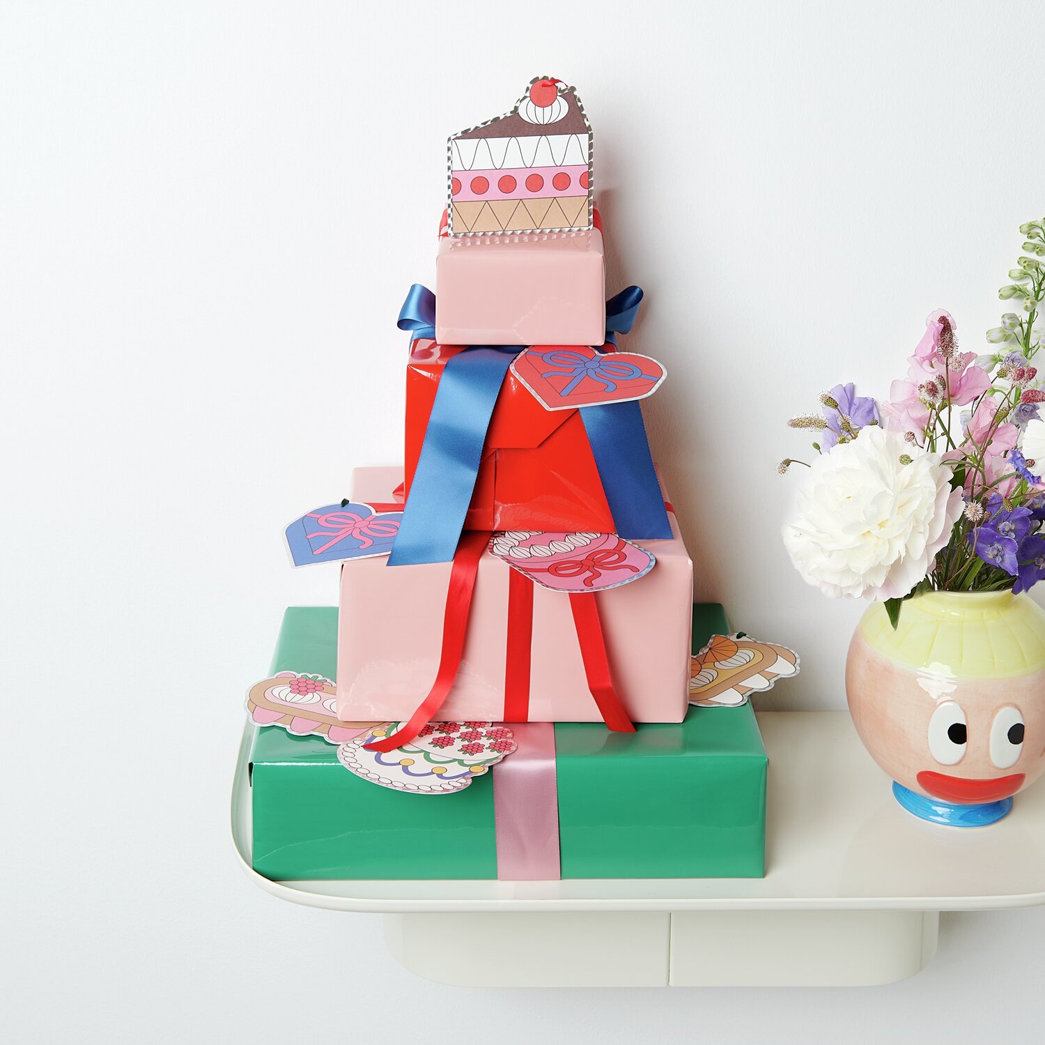 Rico Design x Redfries Geschenkanhänger Eye Candy 8-teilig von Rico Design