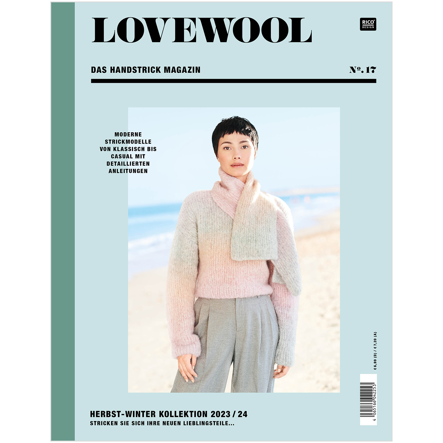 Strickset Jacke Modell 19 aus Lovewool Nr. 17 Strickset Jacke Modell 19 aus Lovewool Nr. 17