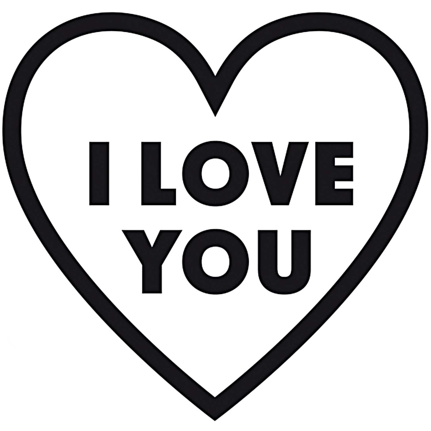 Keksstempel I love you 6x8,5cm Keksstempel I love you 6x8,5cm