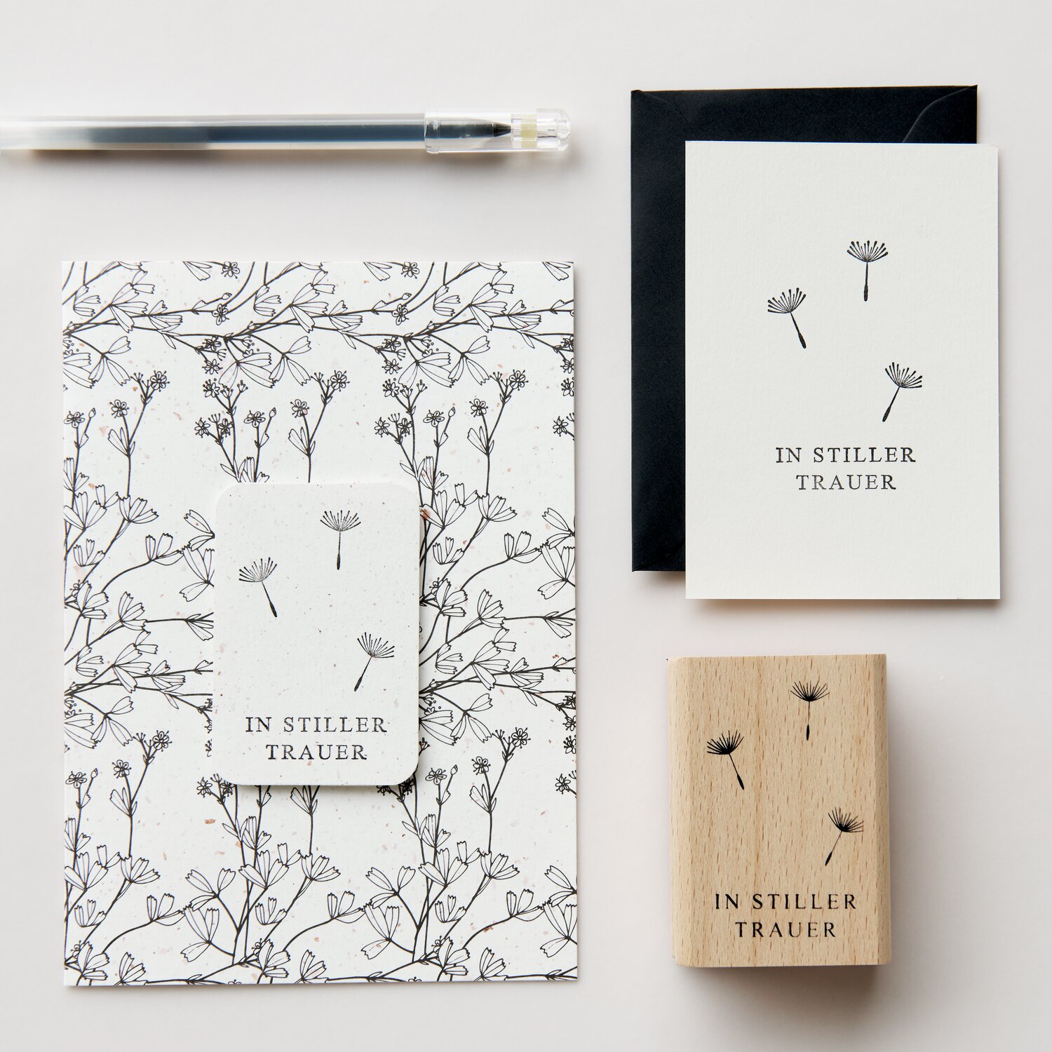 Stempel In stiller Trauer 5x7cm von Rico Design
