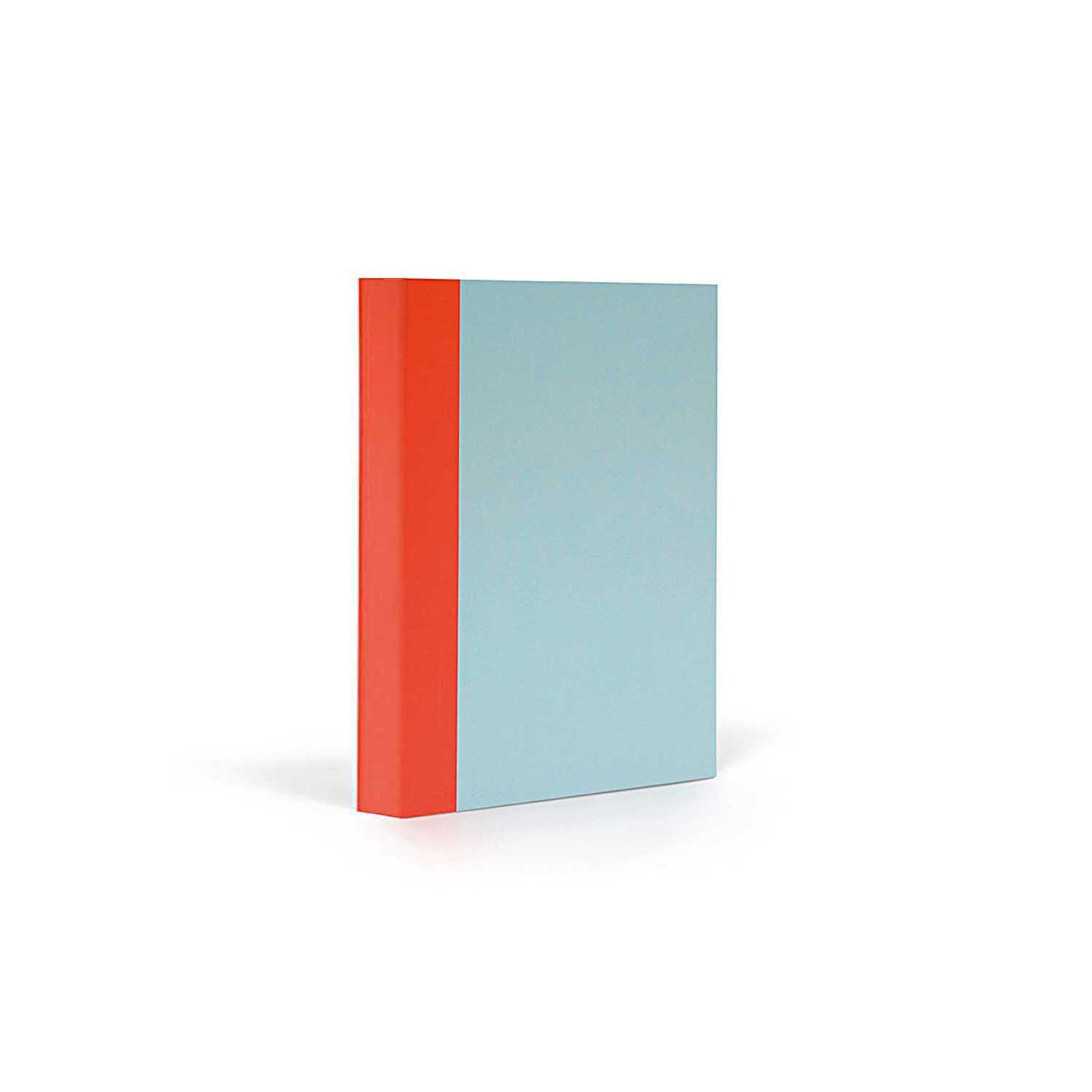 Notizbuch A6 liniert skyblue-warmred Notizbuch A6 liniert skyblue-warmred