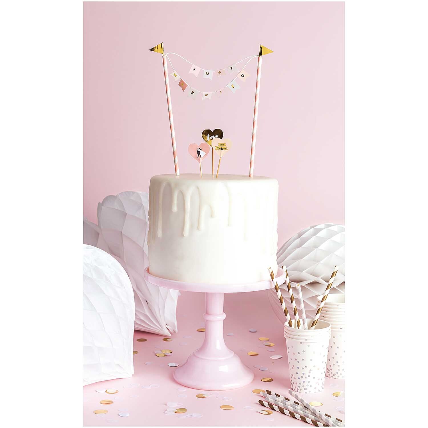 Kuchendekoration Just Married Kuchendekoration Just Married