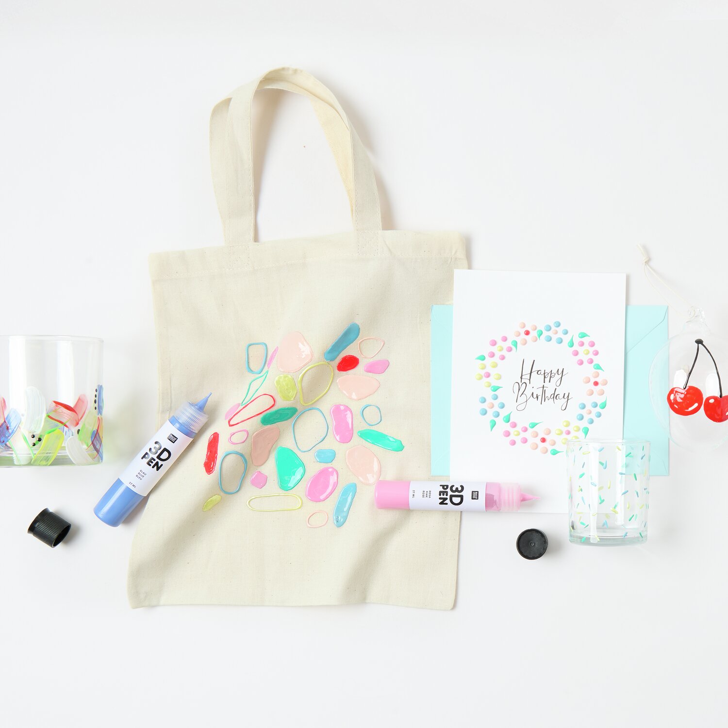 3D Pen Farbe 27ml Farbe Neon Gelb von Rico Design