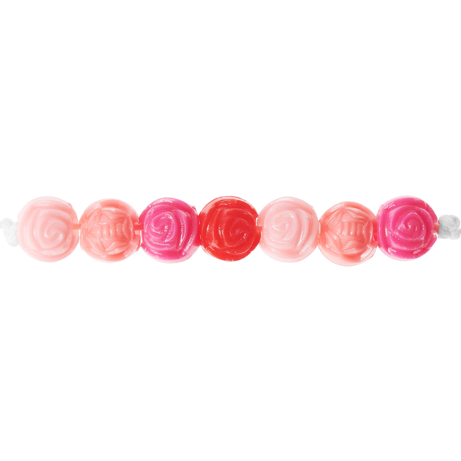 itoshii Rosen Perlen rund Rot/Pink itoshii Rosen Perlen rund Rot/Pink