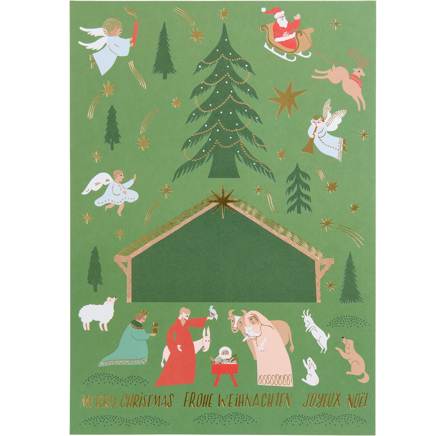 Paper Poetry Motivpapierblock Advent Advent A4 22 Blatt von Rico Design