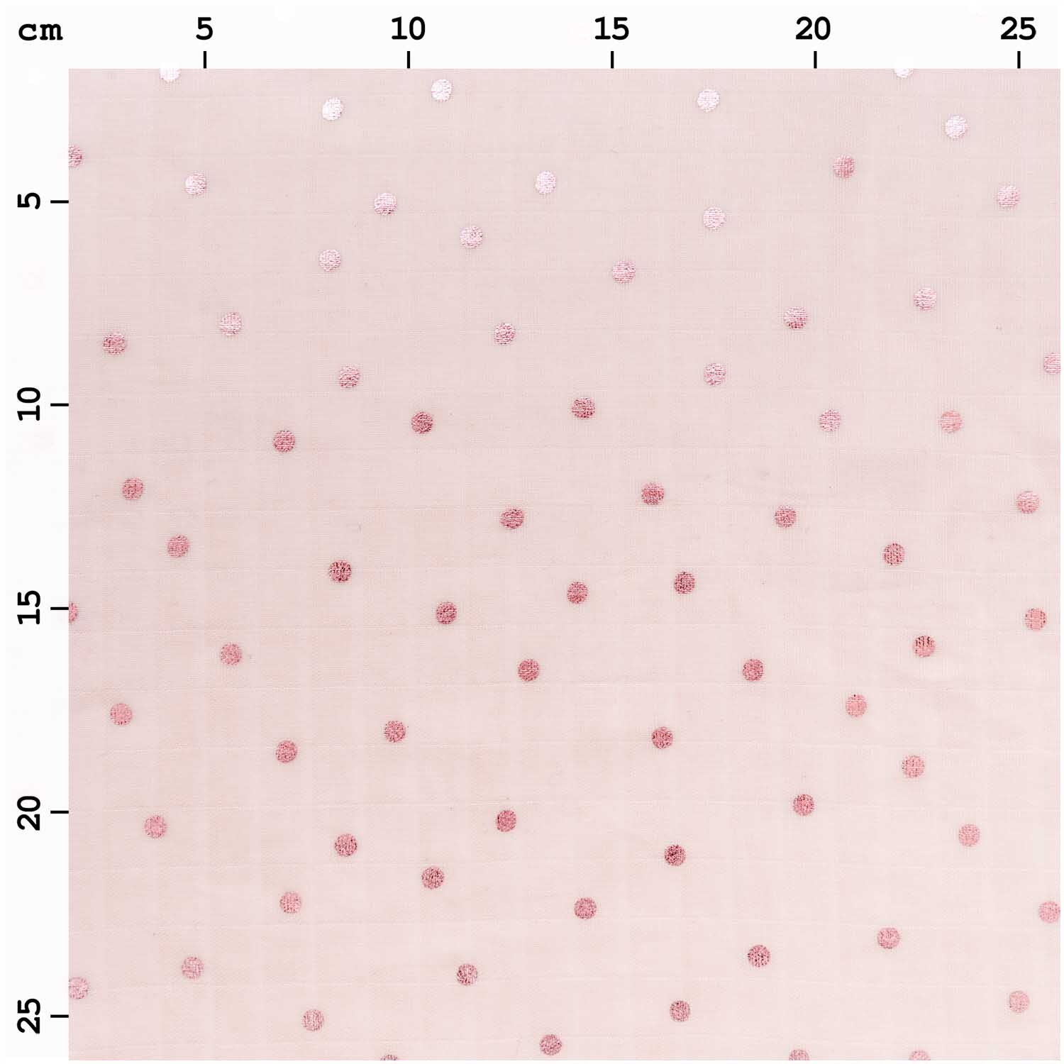 Musselin-Druckstoff Hygge Punkte rosa Hot Foil 140cm